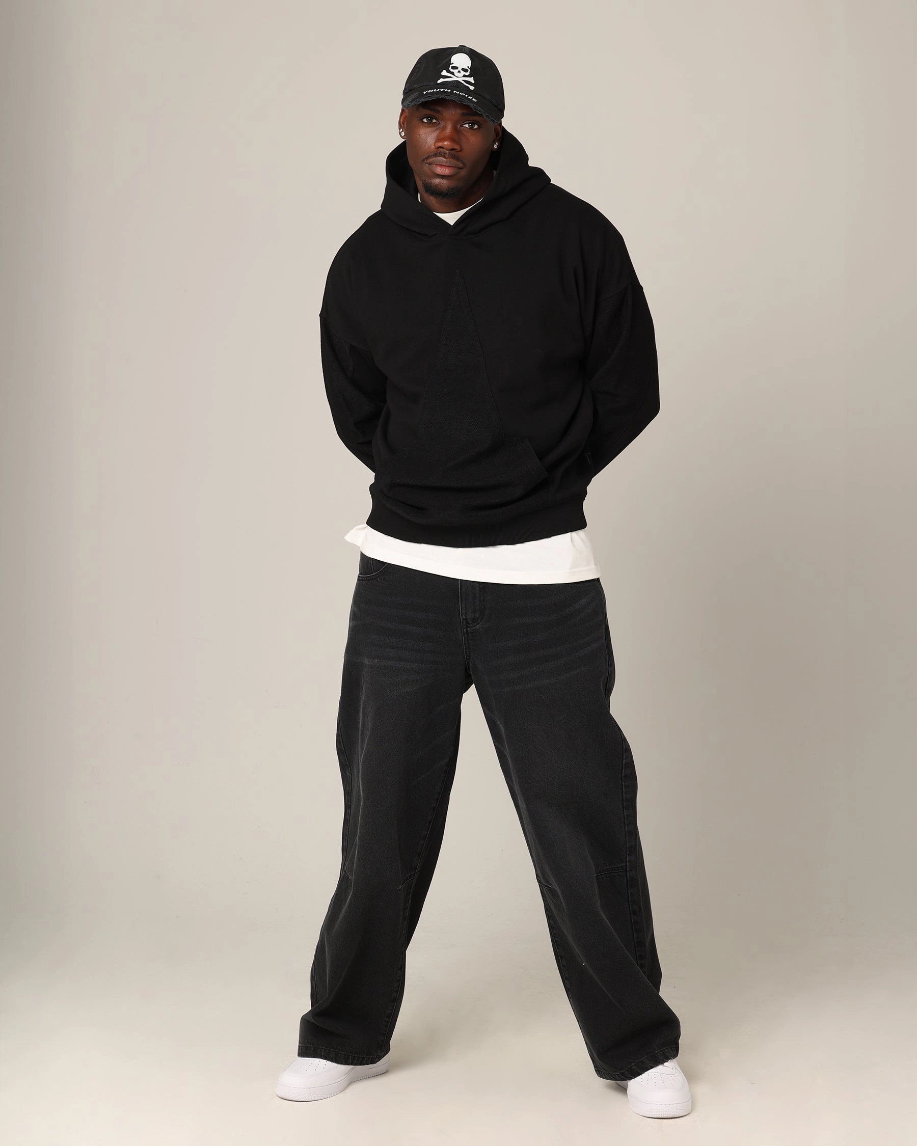 Saint Morta Relic Hoodie Black/Black Crush High-Tech Protection