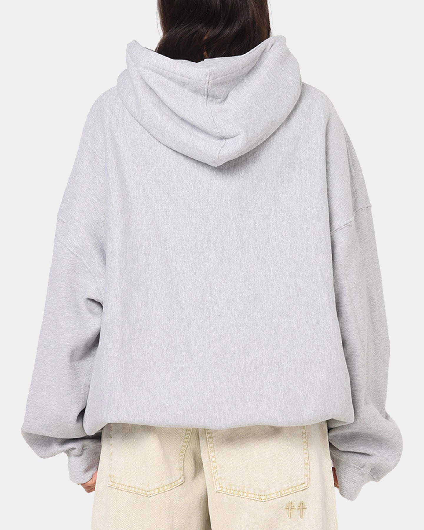 Daily Fit Soft inner layer Culture Kings Oversized Hoodie Light Marle