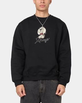 Fall Outfit Embellished Trim X-Large Off Leash Crewneck Black