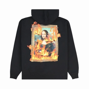 Pleasures Burn Again Hoodie 'Black' long term projects Quick Evaporate Design
