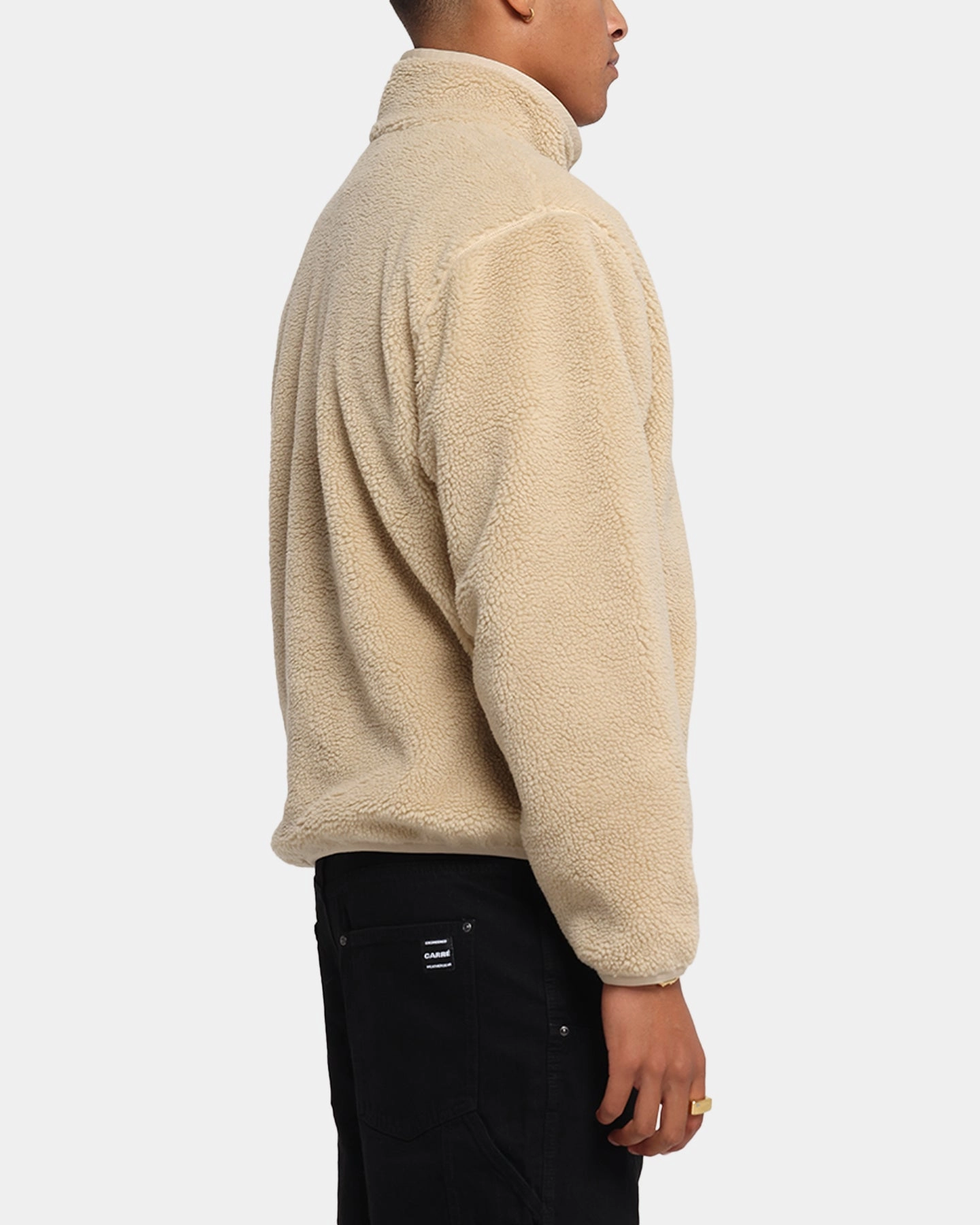 Nike Club Sustainable Winterized Half Zip Top Grain/Medium Ash Grey Cold Climate Snow Block