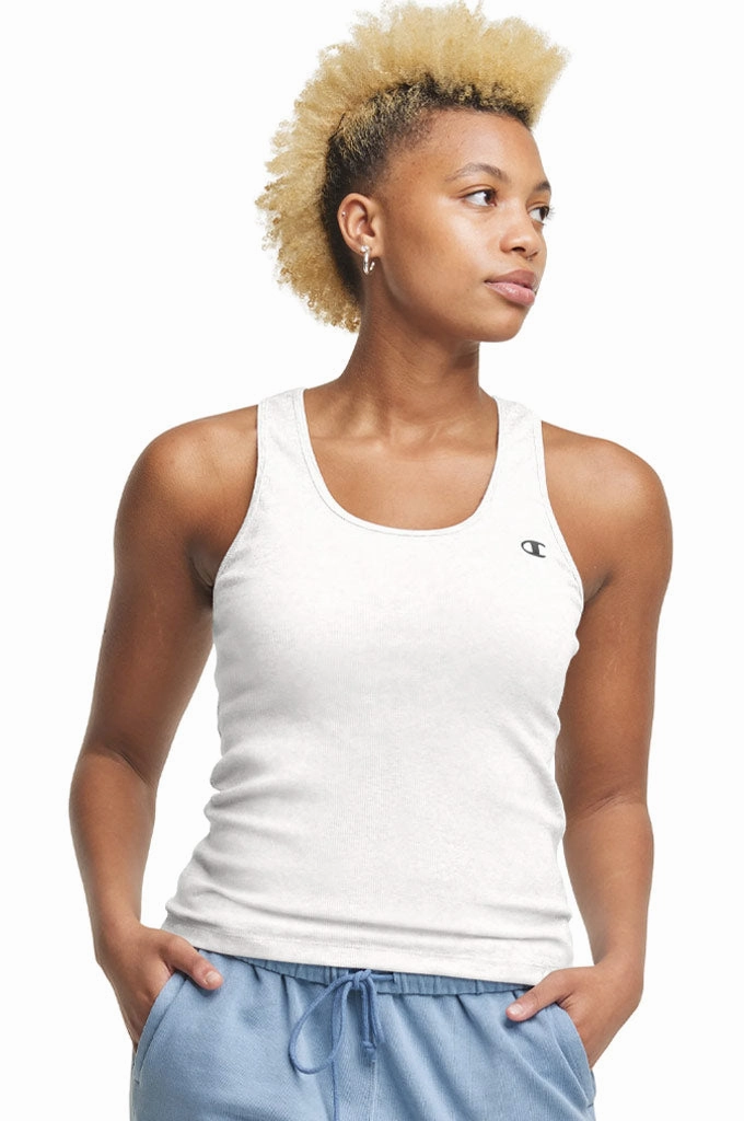 Champion Rib Tank Flatlock Seams