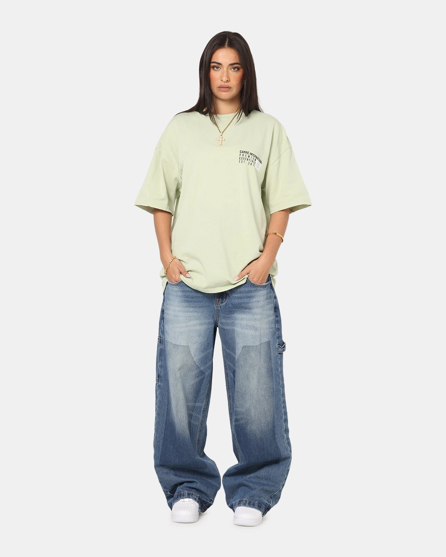 Timeless Style Carre C-Star Level T-Shirt Sage