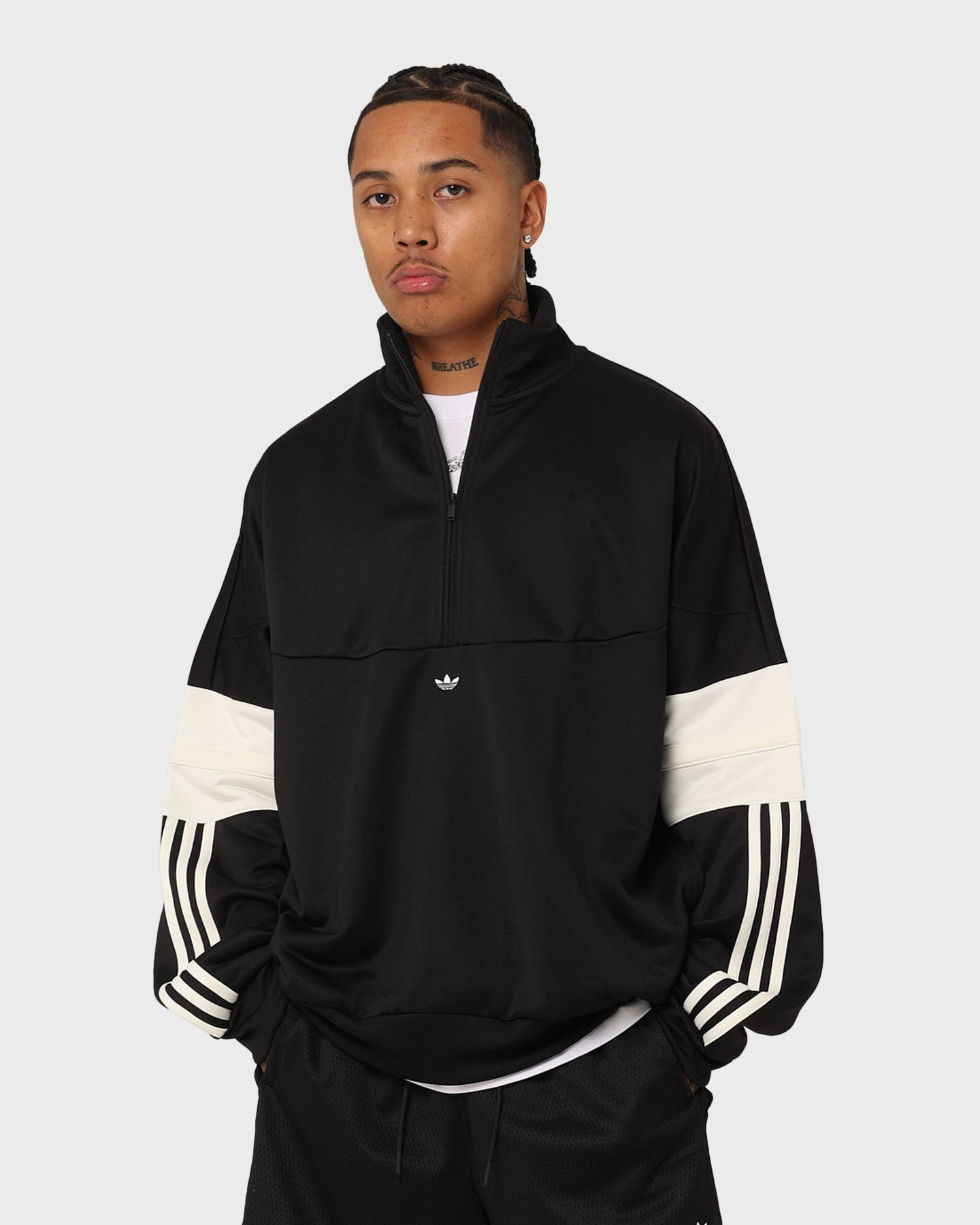 Adidas Basketball Warm Up Jacket Black/Wonder Taupe Weekend Comfort Schedule