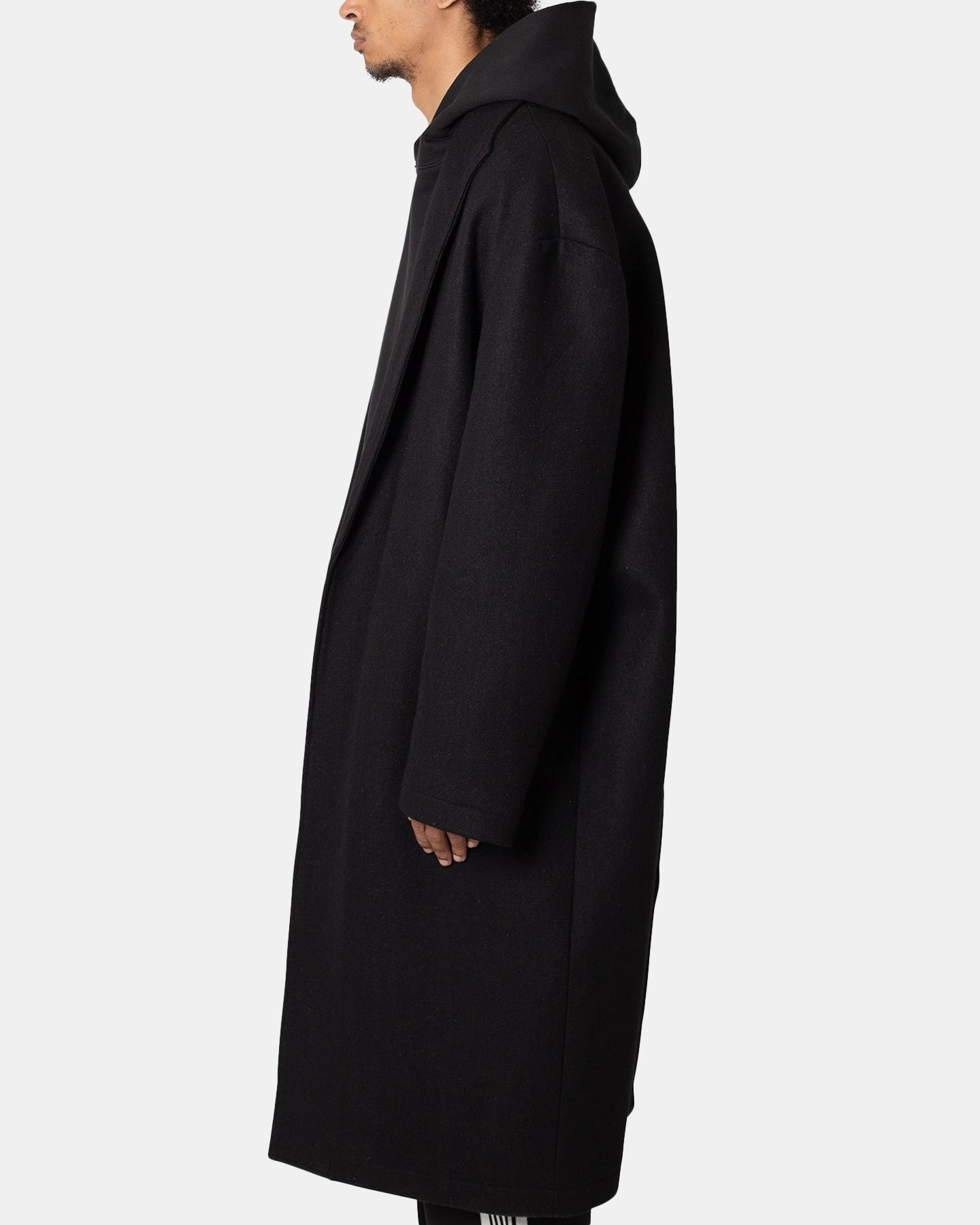 Hike Kindness MNML Wool Coat Black