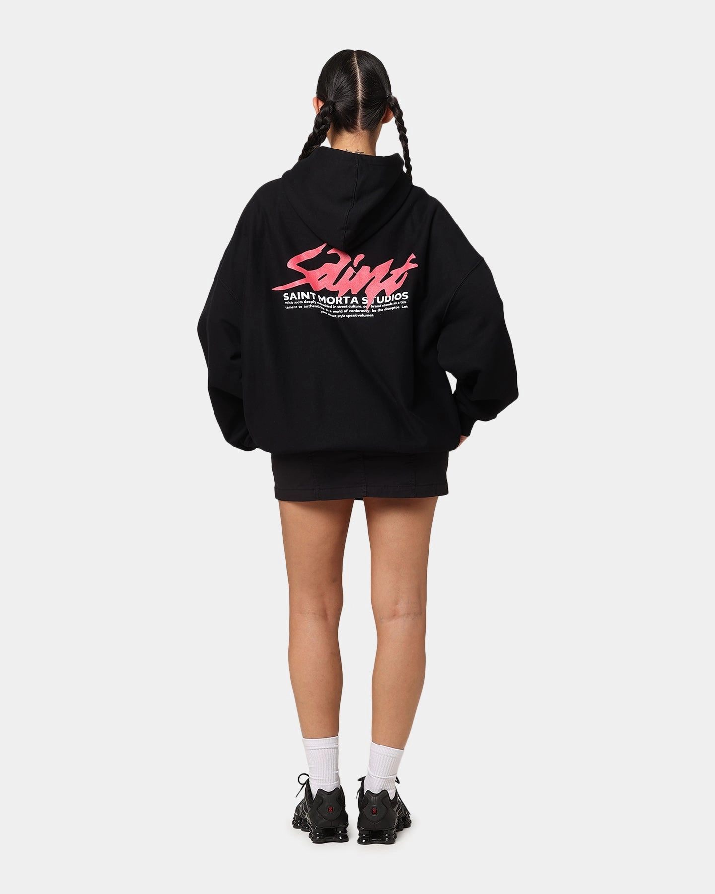 detachable sleeves Windproof Wear Saint Morta Artistry Hoodie Black