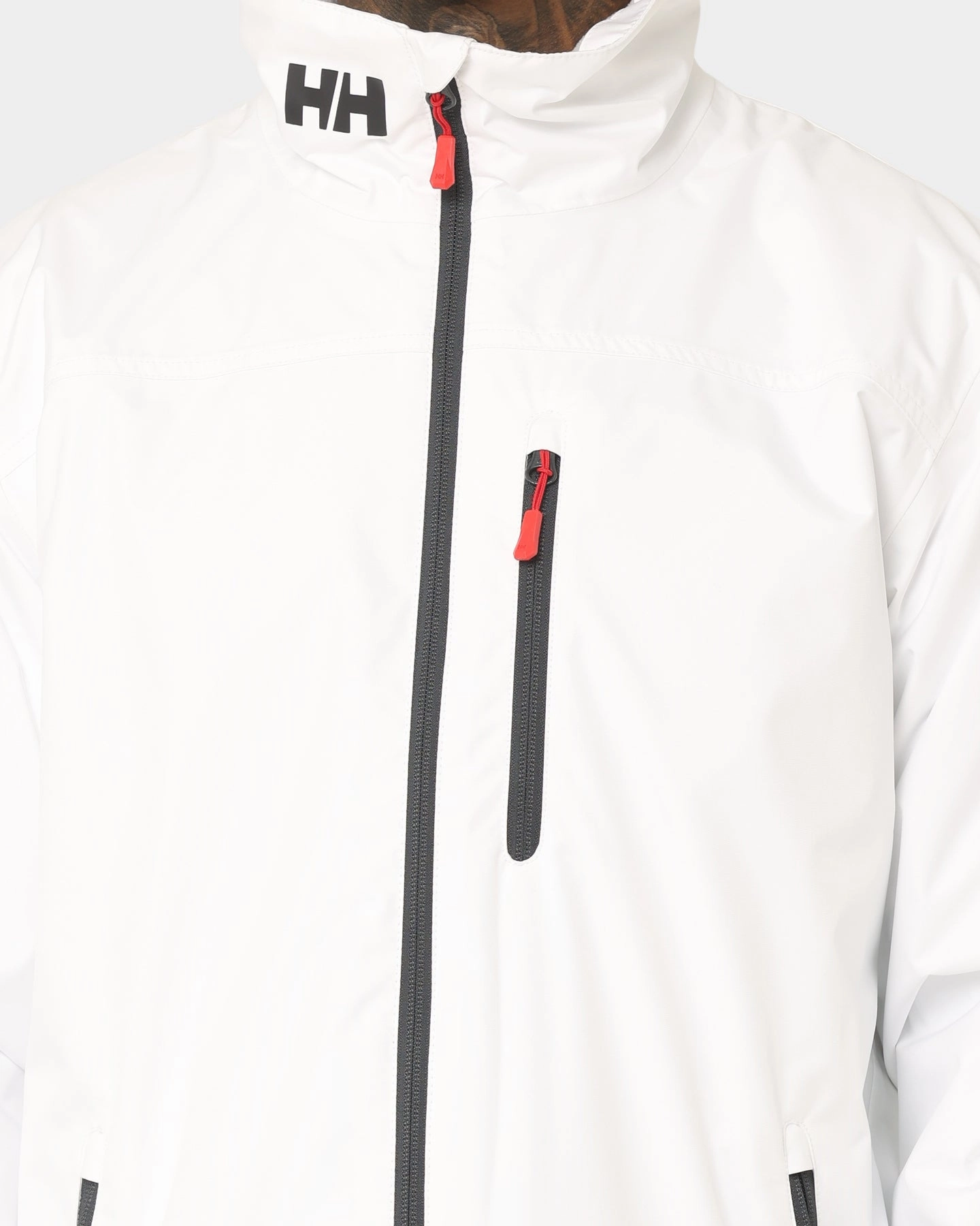 Ventilation Grommets Helly Hansen Crew Midlayer Jacket Bright White