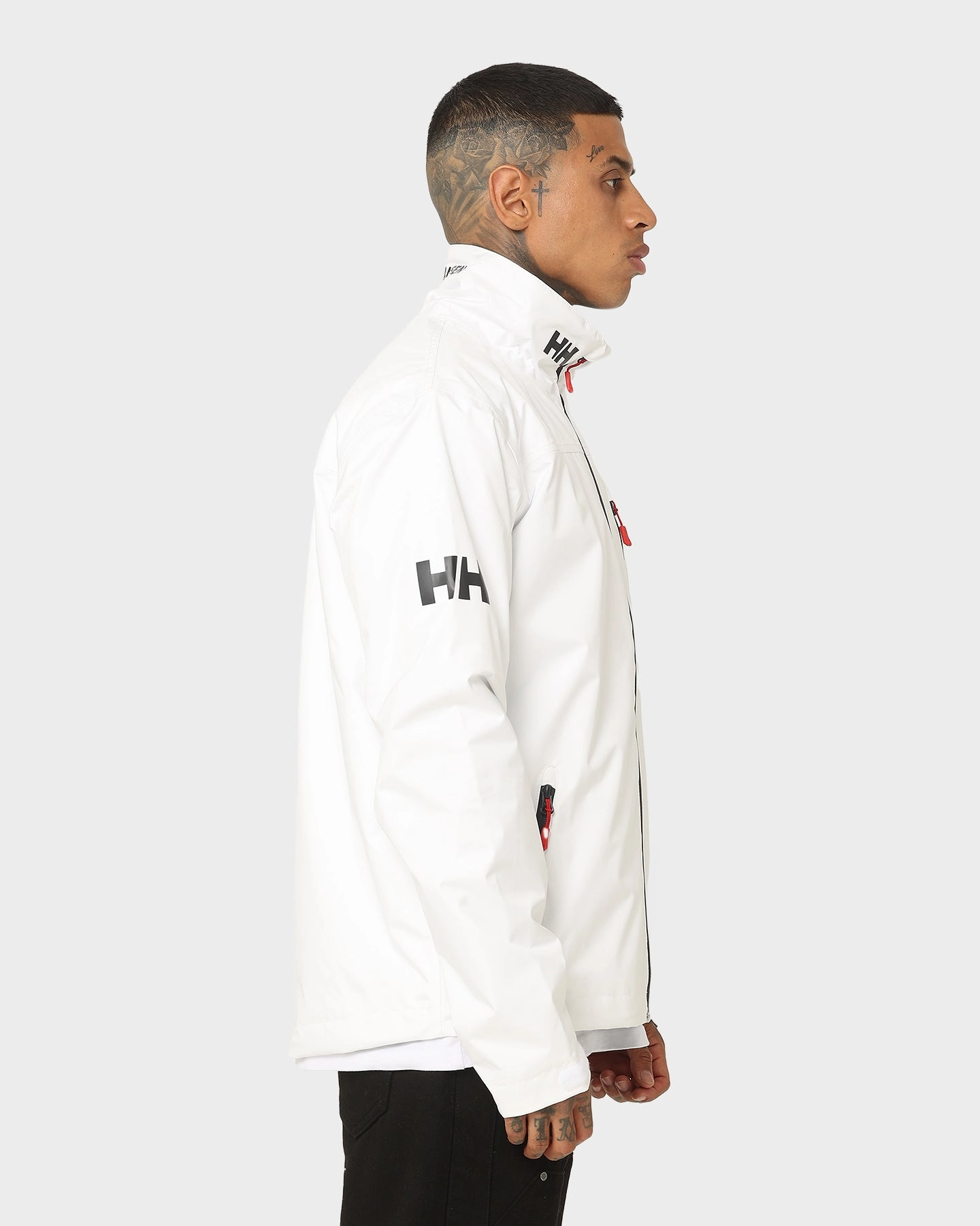 Helly Hansen Crew Midlayer Jacket Bright White FoldableDesign