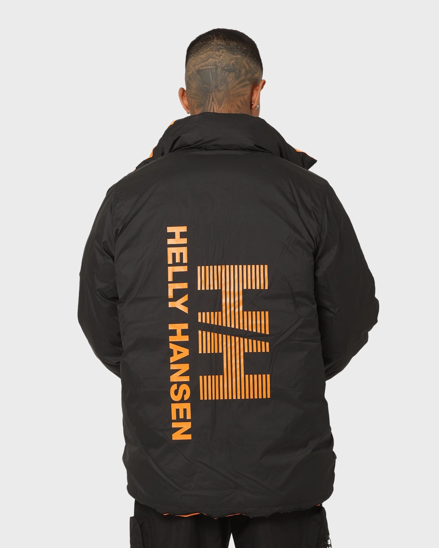 complementary item Helly Hansen HH Reversible Down Puffer Jacket Poppy Orange