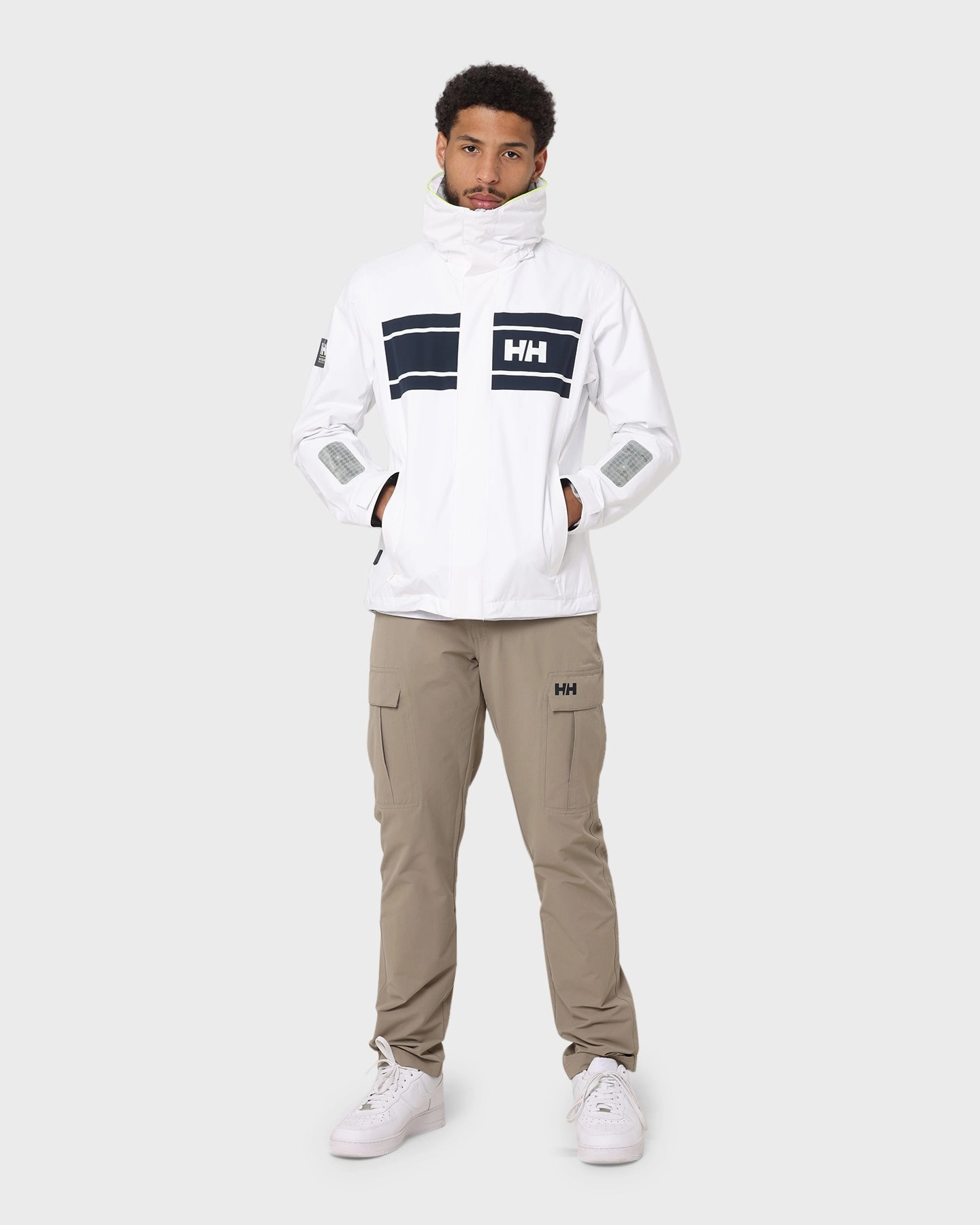 Helly Hansen Saltholm Jacket White Flexible Movement suitable for indoor activities