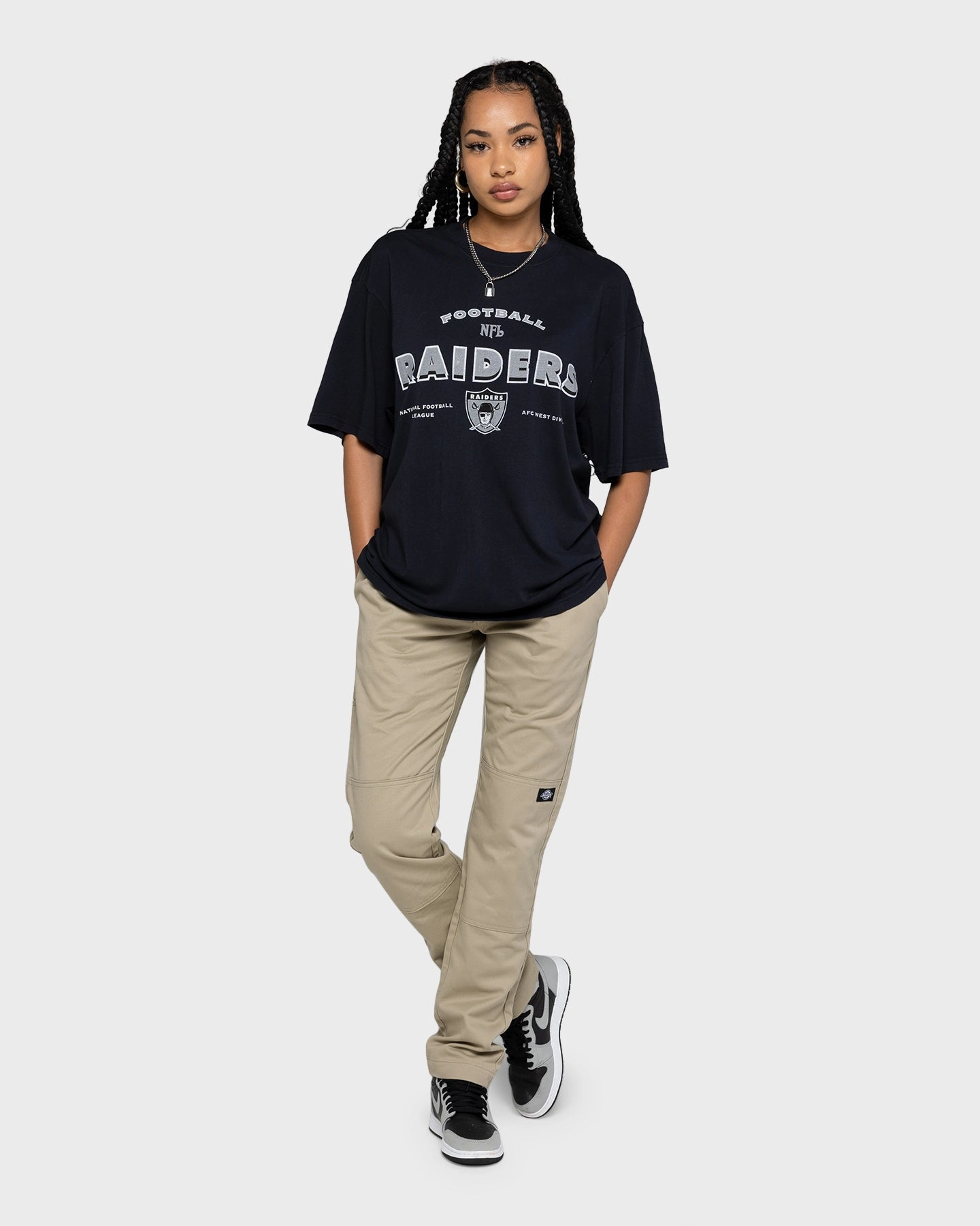 Mitchell & Ness Las Vegas Raiders Vintage Superbowl T-Shirt Faded Black Timeless casual wear