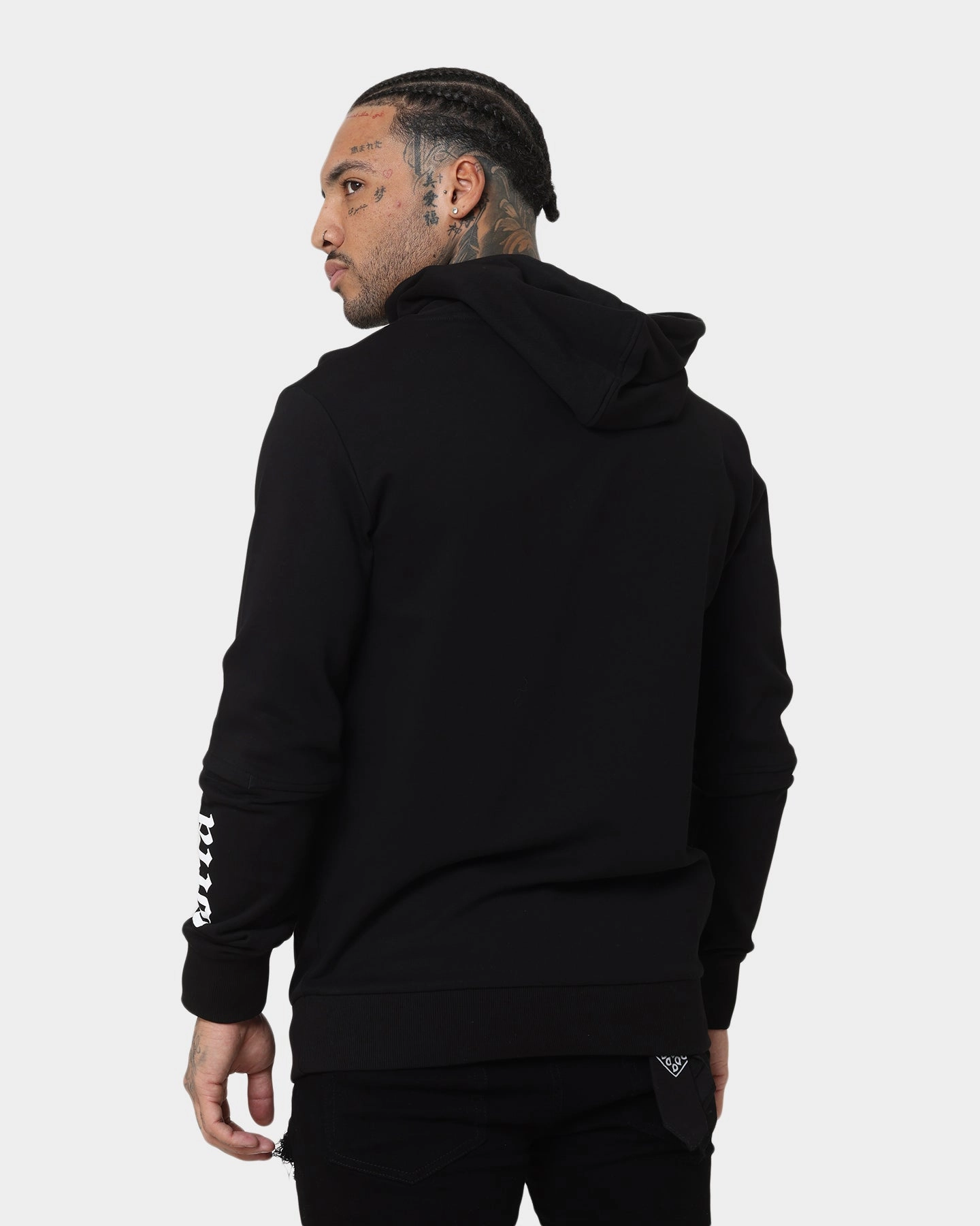 Saint Morta Gothica New Age Hoodie Black/White Winter Shield