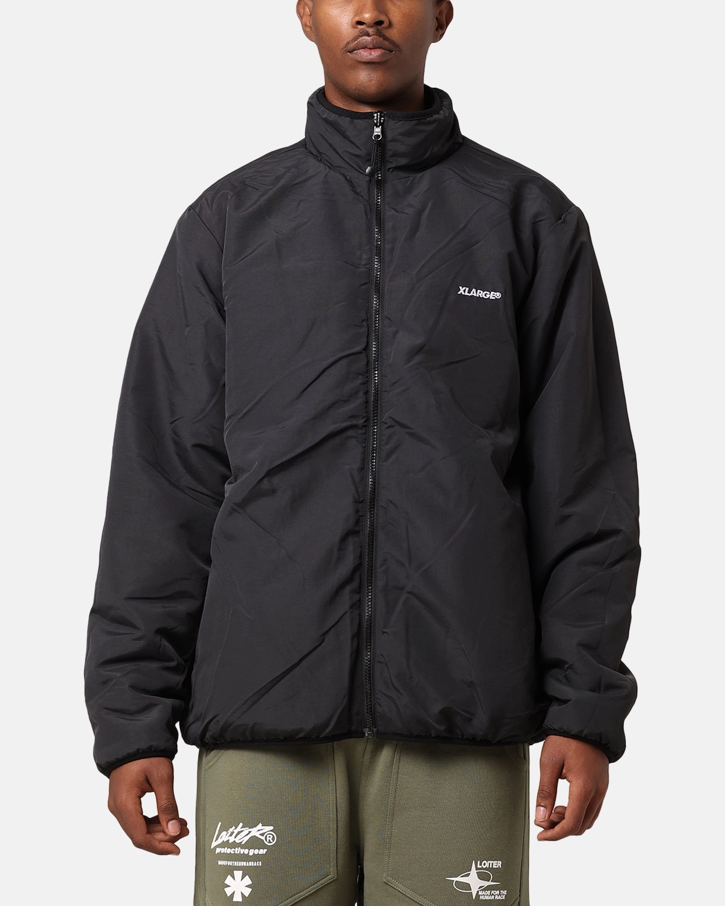 Alarm X-Large Reversible Sherpa Jacket Black/Camo