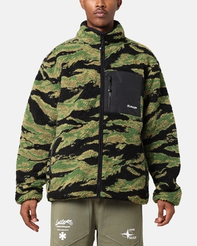 Approve Zip Off Detailing X-Large Reversible Sherpa Jacket Black/Camo