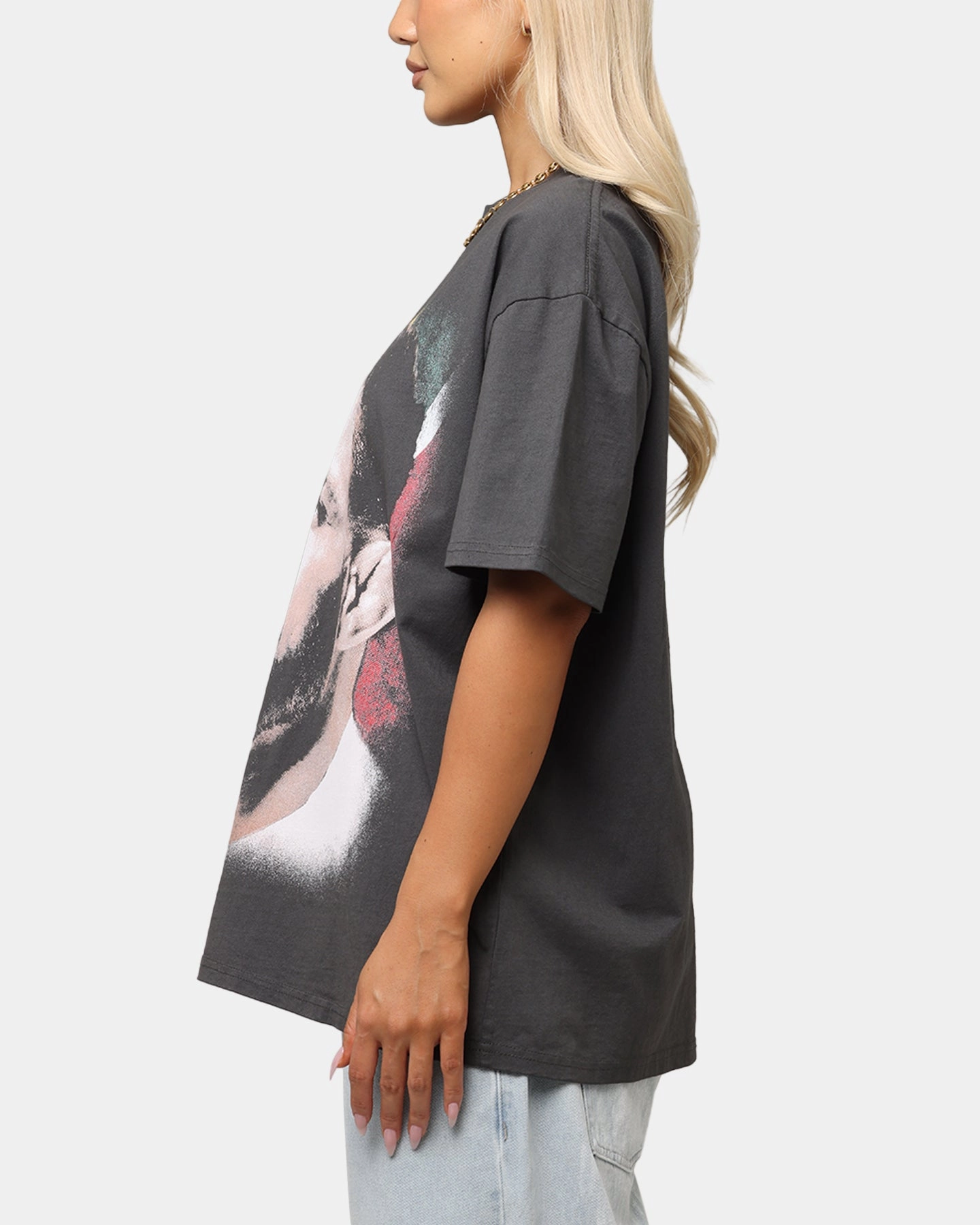 Pocket Design Functional Fashion UFC By Culture Kings Dricus du Plessis Big Head Heavy T-Shirt Black Wash