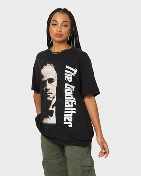 Active Outfit Style All Season Wear American Thrift X The Godfather The Godfather Movie Vintage T-Shirt Black Wash