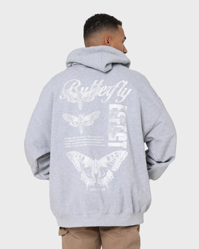 Rats Get Fat Butterfly Effect Hoodie Grey Range Process