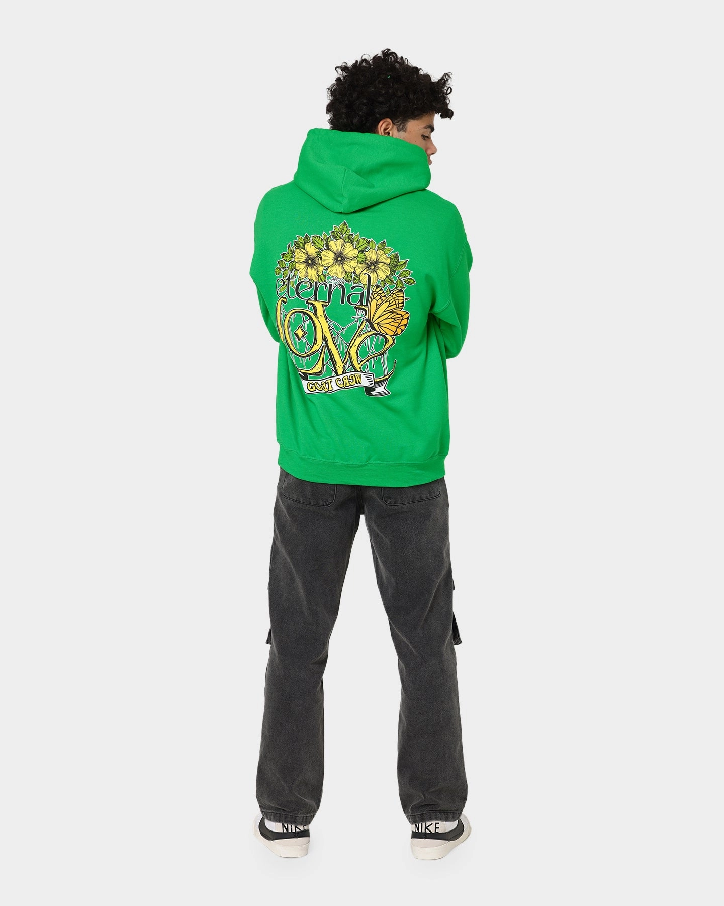 Night vision Goat Crew Eternal Love Hoodie Green