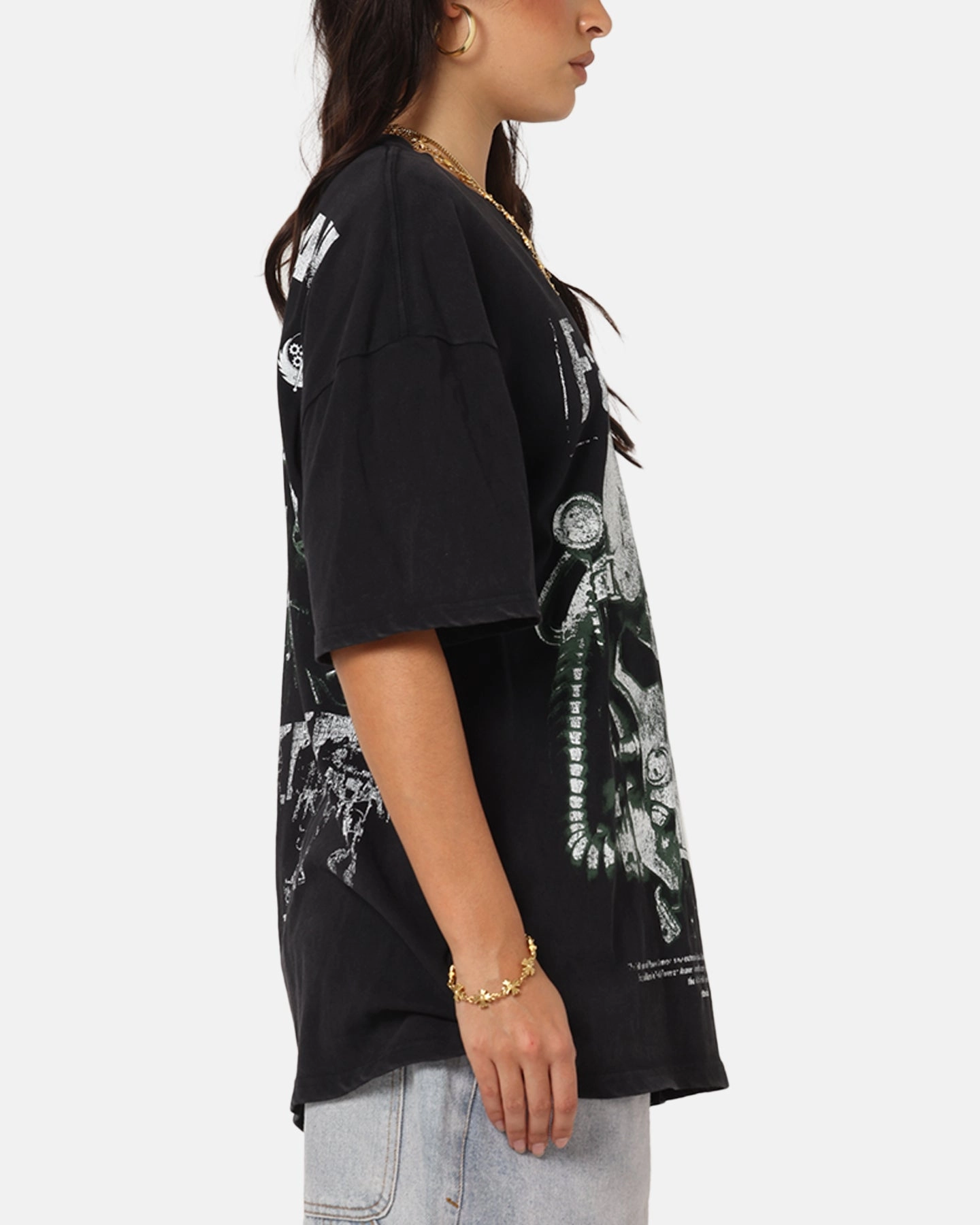 Comfy Choice Soft Cotton Feel 73 Studio X Fallout '15 Fallout 4 Vintage T-Shirt Black Acidwash