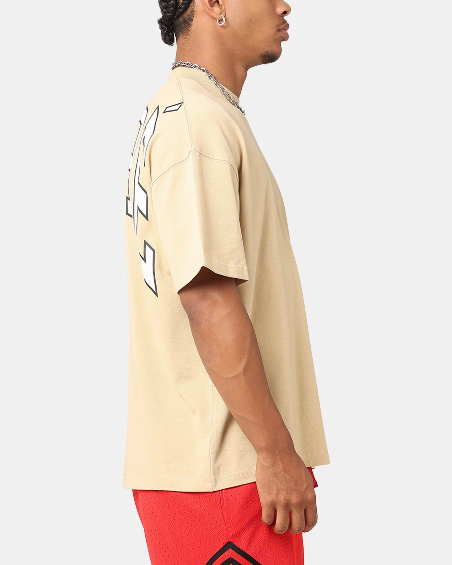 Carre Rose Oversized T-Shirt Stone Casual Essential