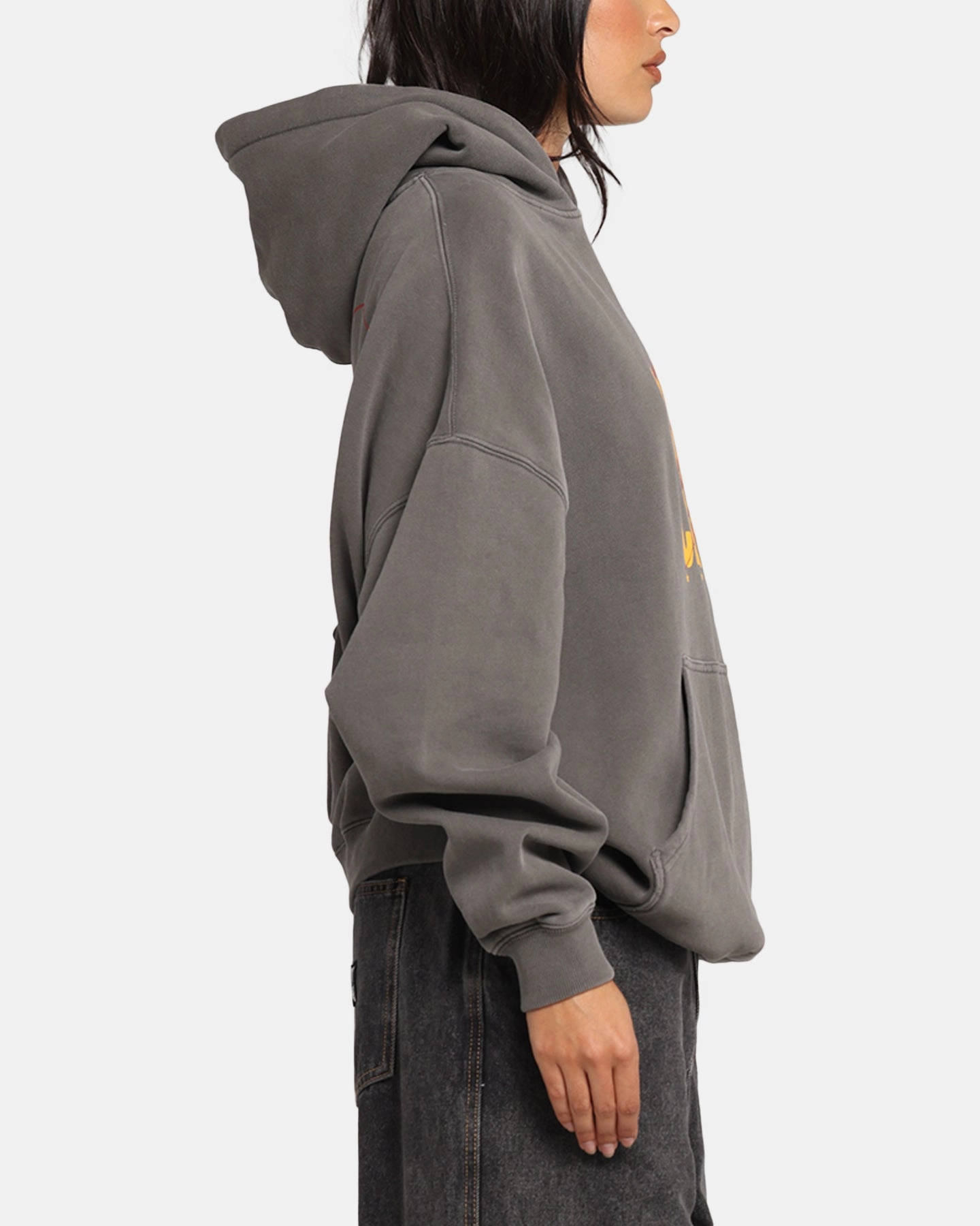 Carre Golden Scale Hoodie Washed Charcoal Recommend