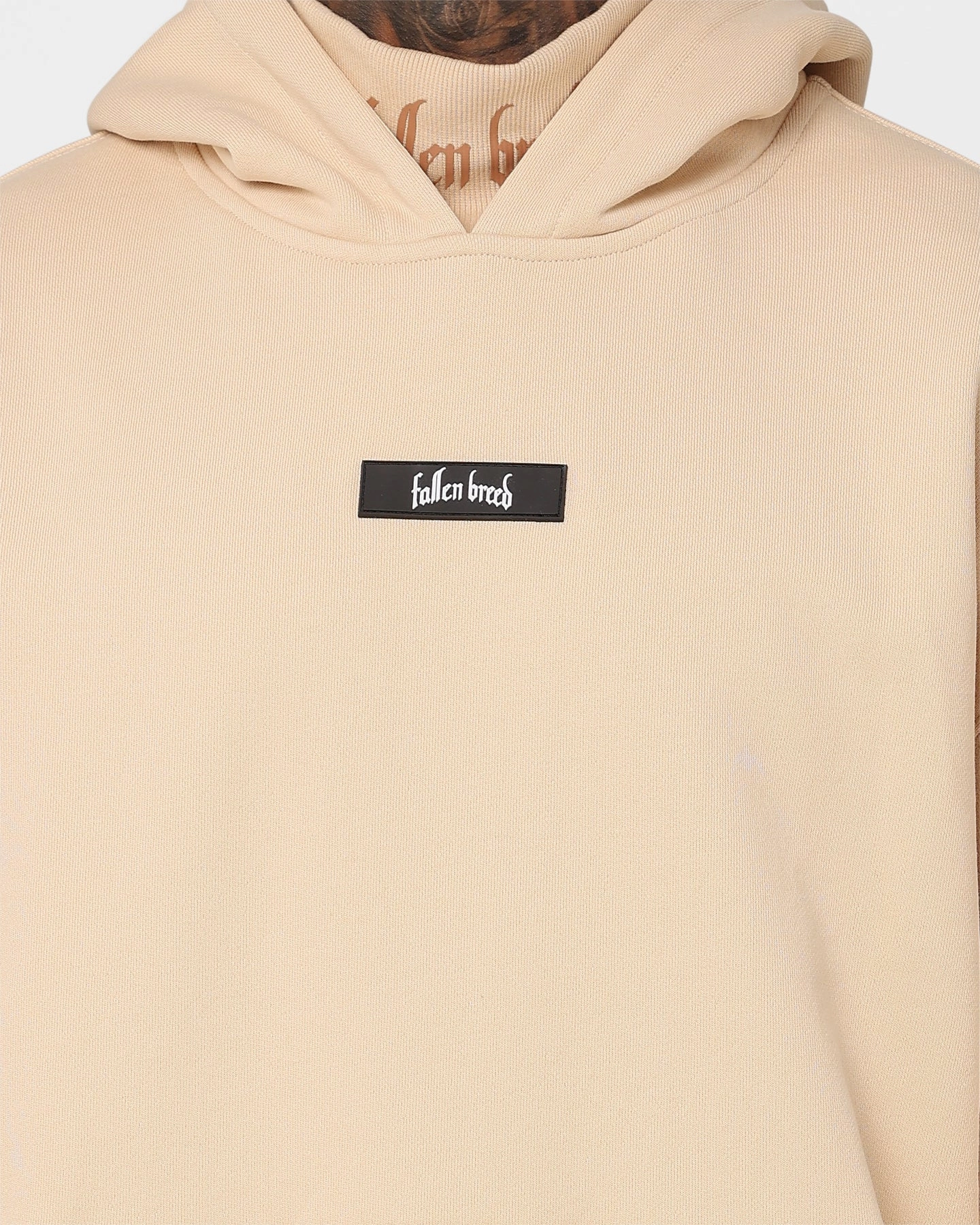 Fallen Breed Signature Logo Hoodie Nude Lotion Connect