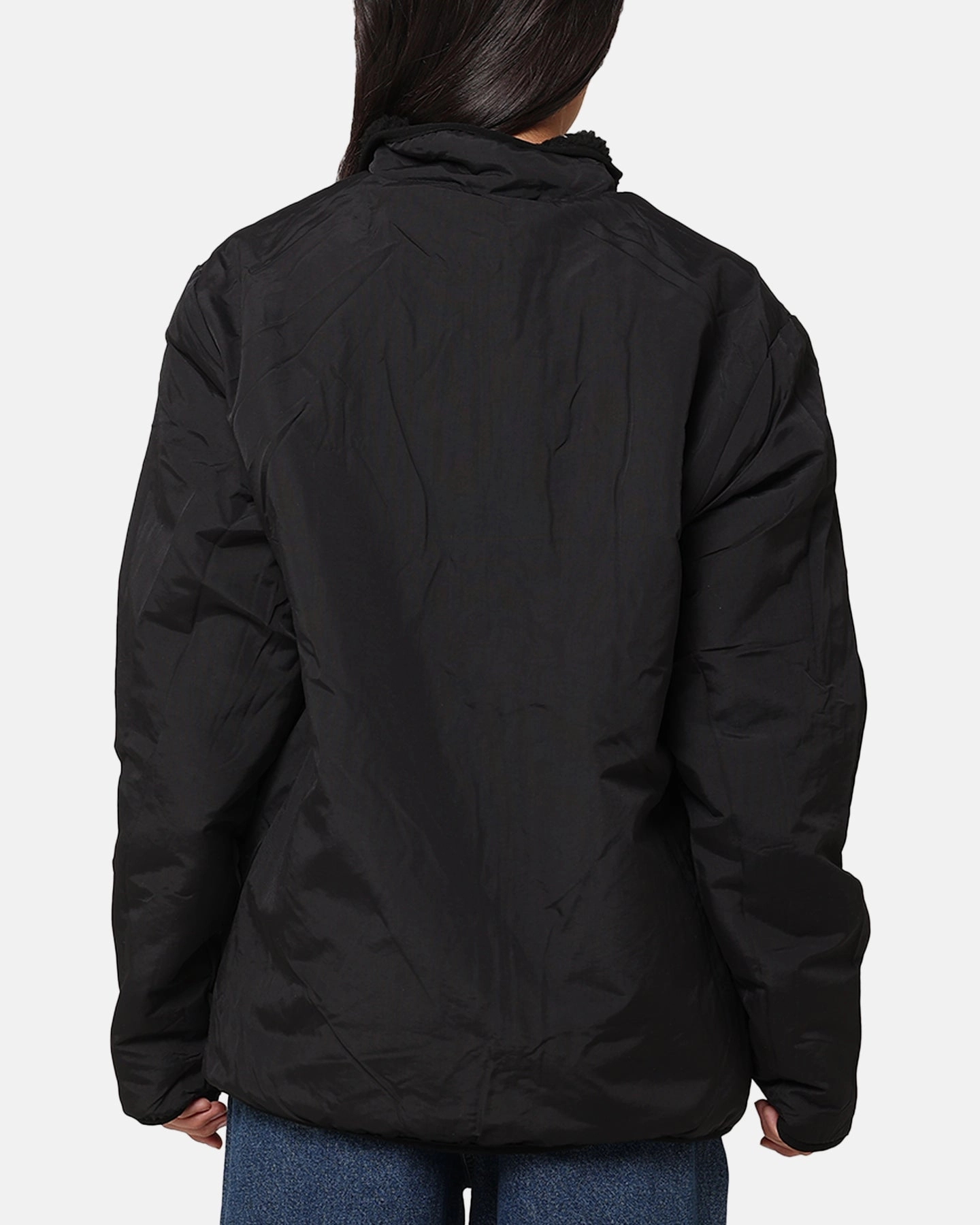 Sporty Shield suitable for sports competitions X-Large Fire Dice Reversible Sherpa Jacket Black