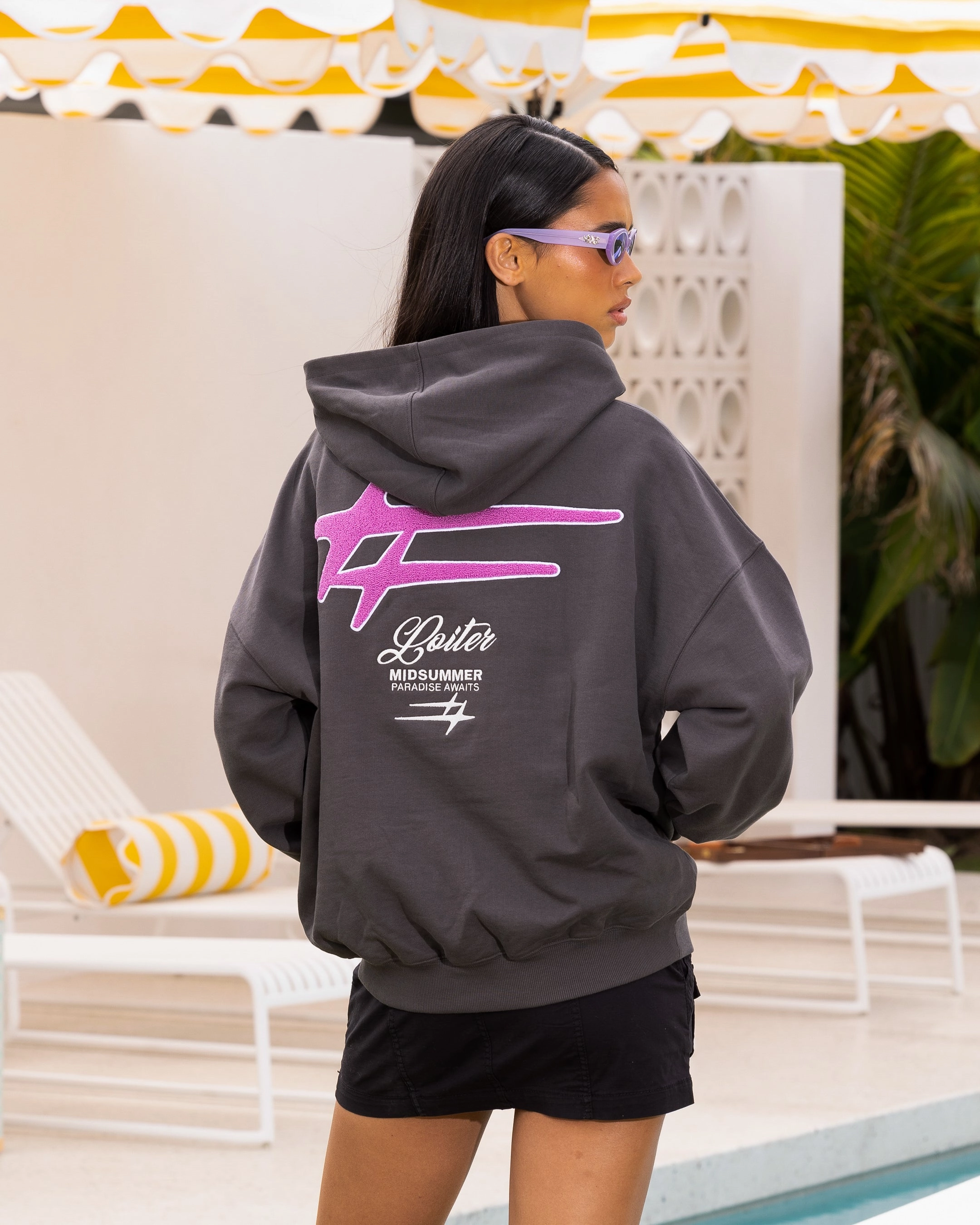 home - party Loiter Alter Hoodie Charcoal