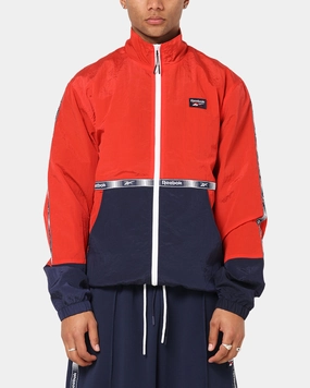 Adjustable Wear Layer Essential Reebok Archive Track Jacket Red/Navy