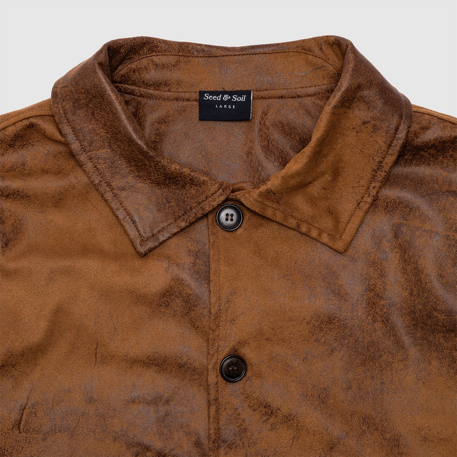 Seed & Soil Field Shirt 'Brown' Sleek Layers