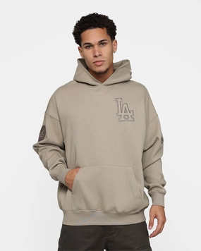 Pro Standard Los Angeles Dodgers Neutral Hoodie Taupe Adaptive Fit