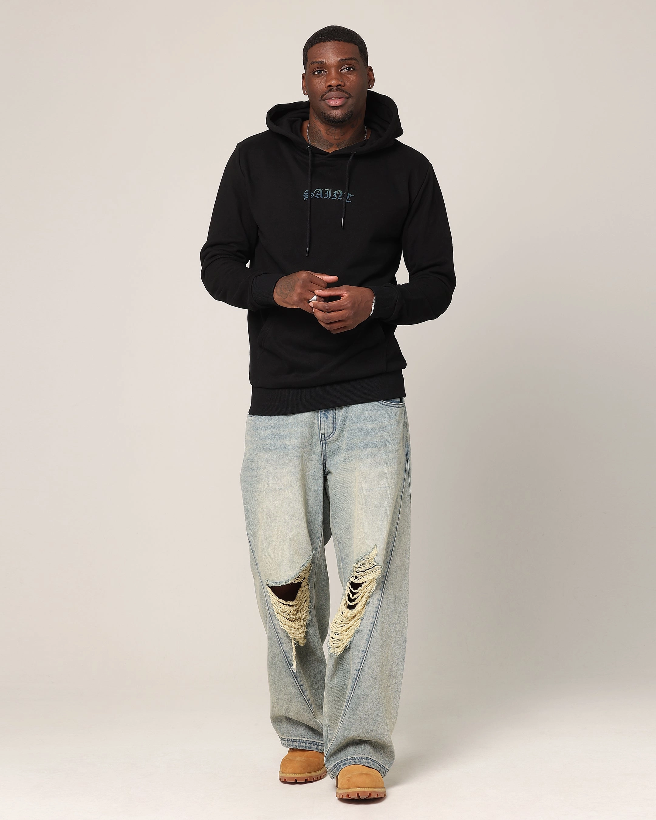 Saint Morta New Age Yot Dragon Hoodie Black/3M snag resistant