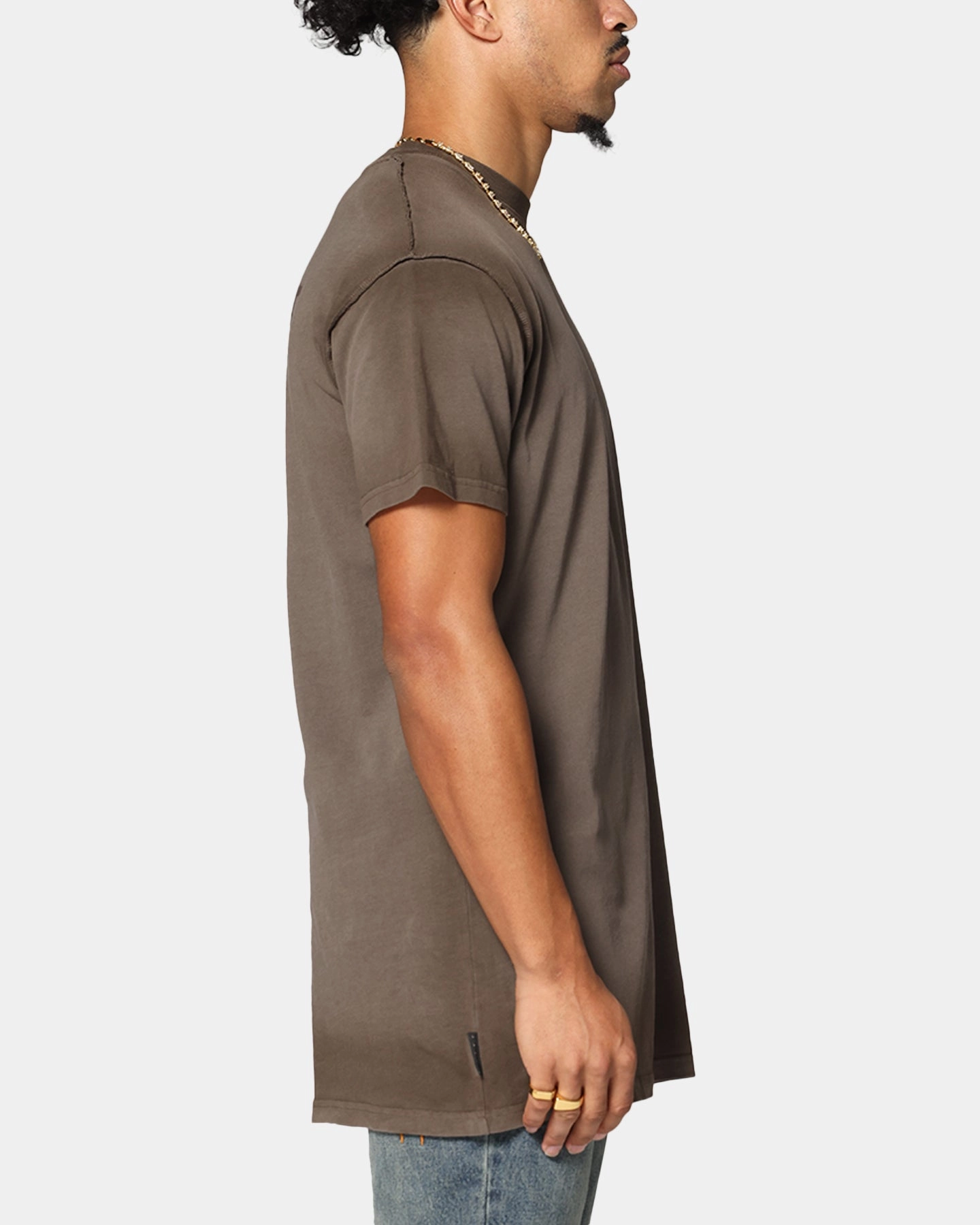 Seasonal Layering RecycledBlend Saint Morta Daggers Lafayette T-Shirt Contrast Brown