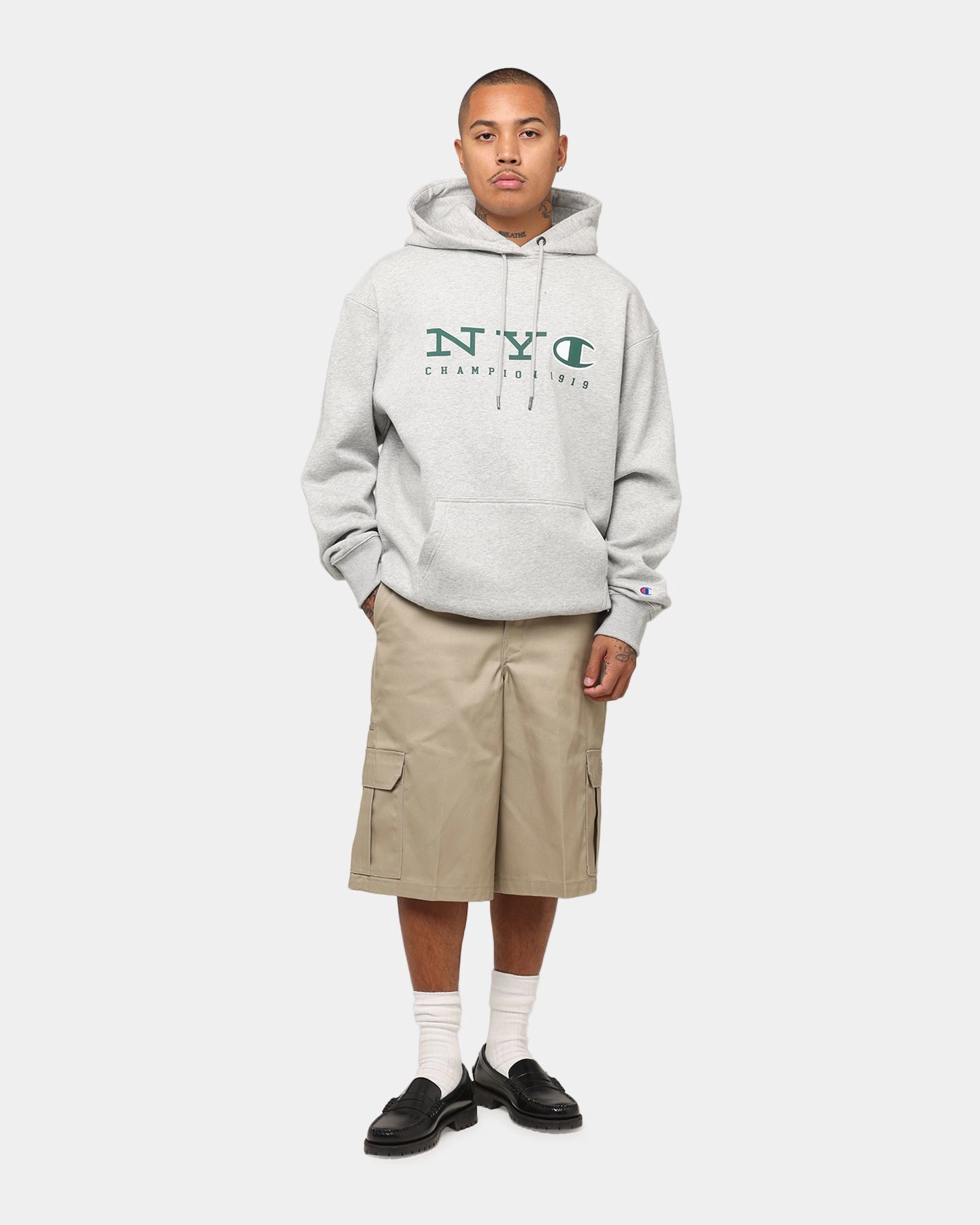 Active Freshness Champion Rochester Graphic Hoodie Grey