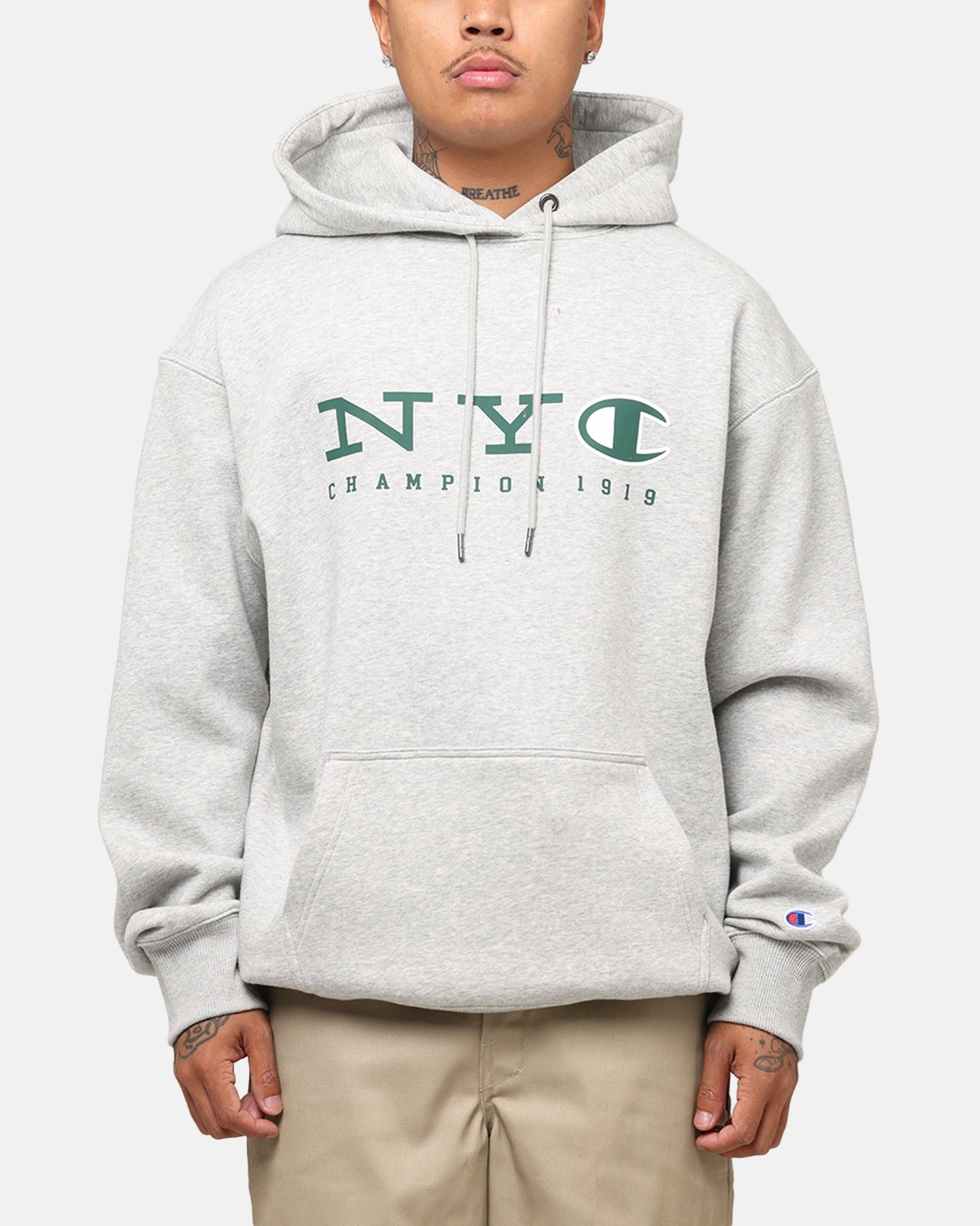 Active Freshness Champion Rochester Graphic Hoodie Grey