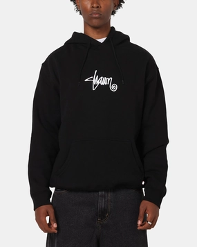 S Double Small Stock Hoodie Black Smooth inner lining Target - acquisition - capable