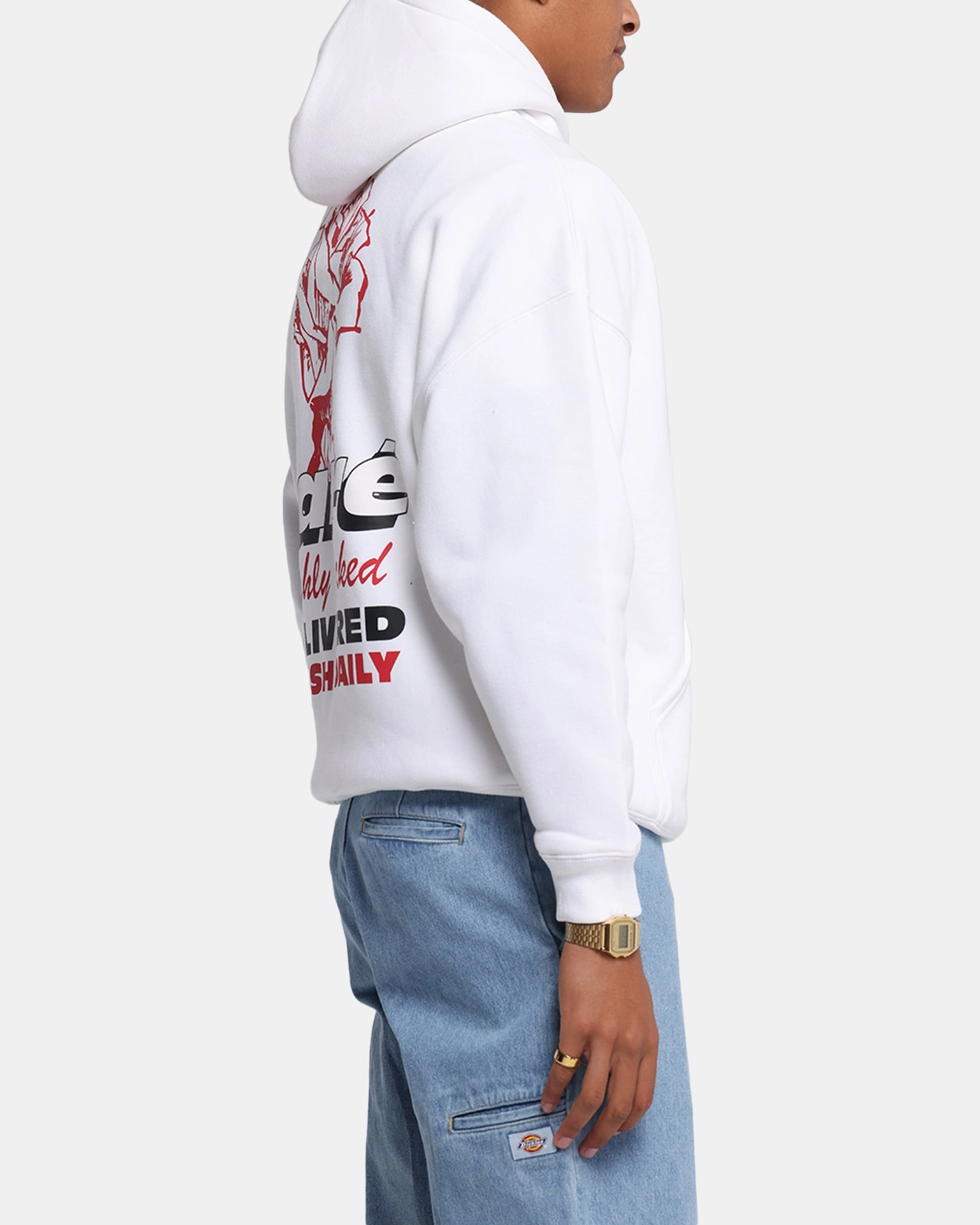 Carre Freshly Picked Hoodie White Tension Relief Seams Semi - autonomous