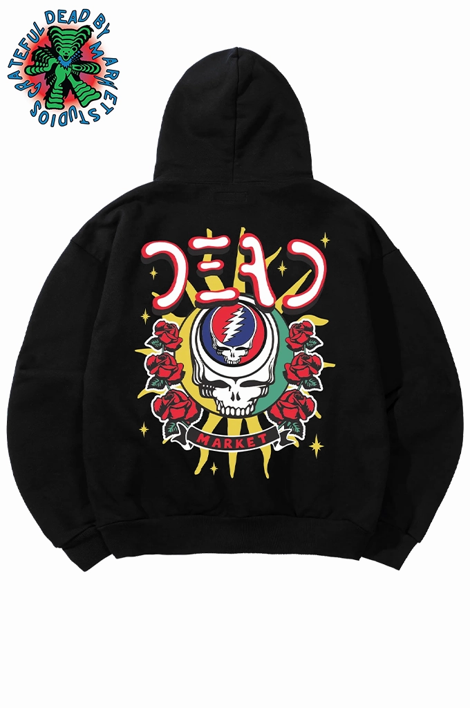 Durable Bonding Outdoor Smooth High malleability Market Studios X Grateful Dead Solar Flare Hoodie
