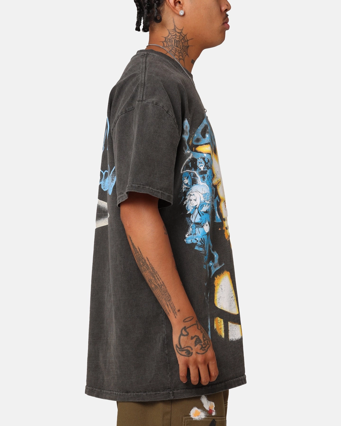 Goat Crew X Naruto Naruto Shippuden Heavyweight T-Shirt Black Wash Fun Prints