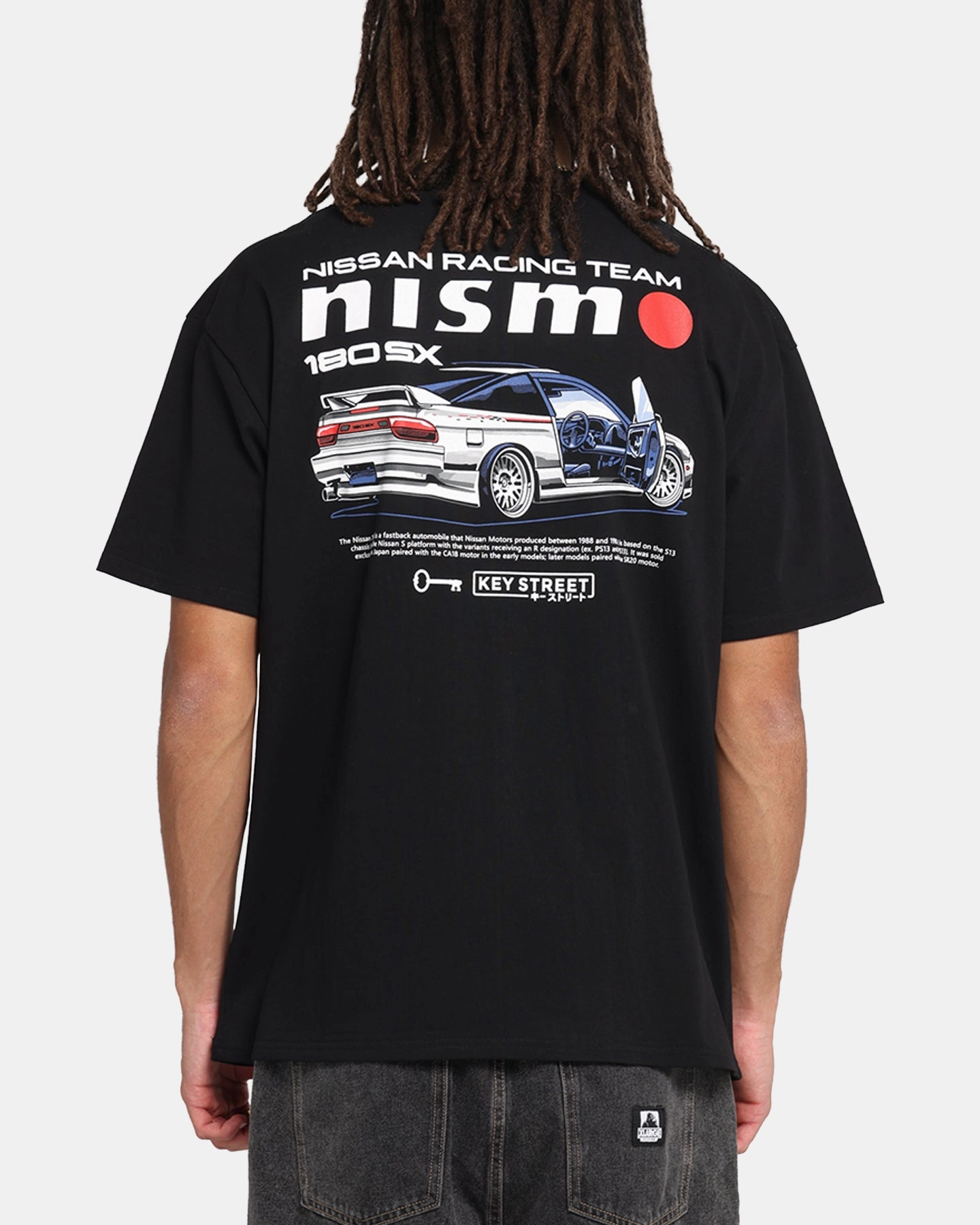 Prom Streetwear Key Street Nismo 180SX T-Shirt Black