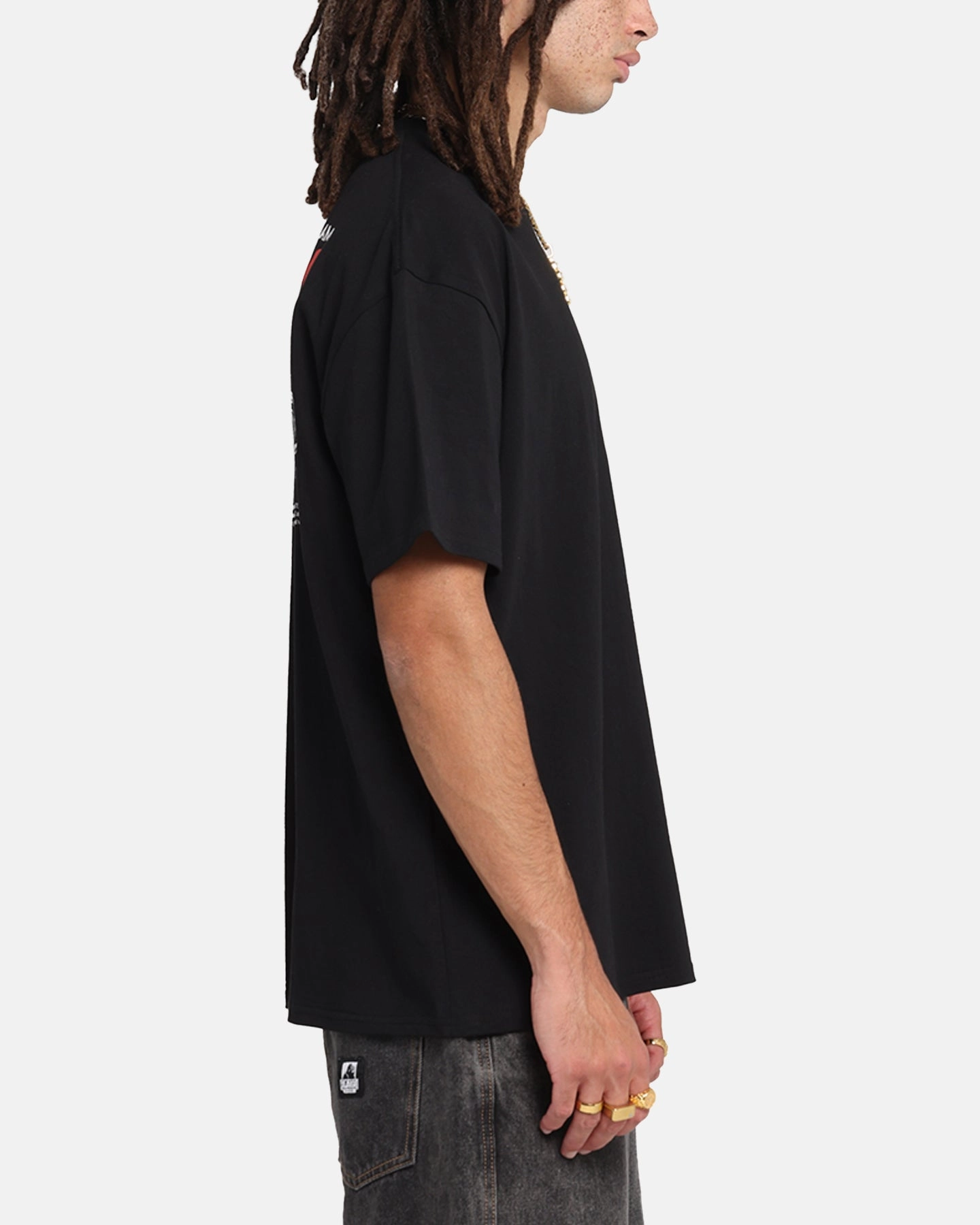 Everyday Casual Garment Washed Texture Key Street Nismo 180SX T-Shirt Black