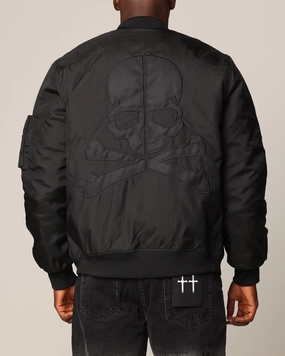 kids Evaluation Saint Morta Hellfire Bomber Jacket Black