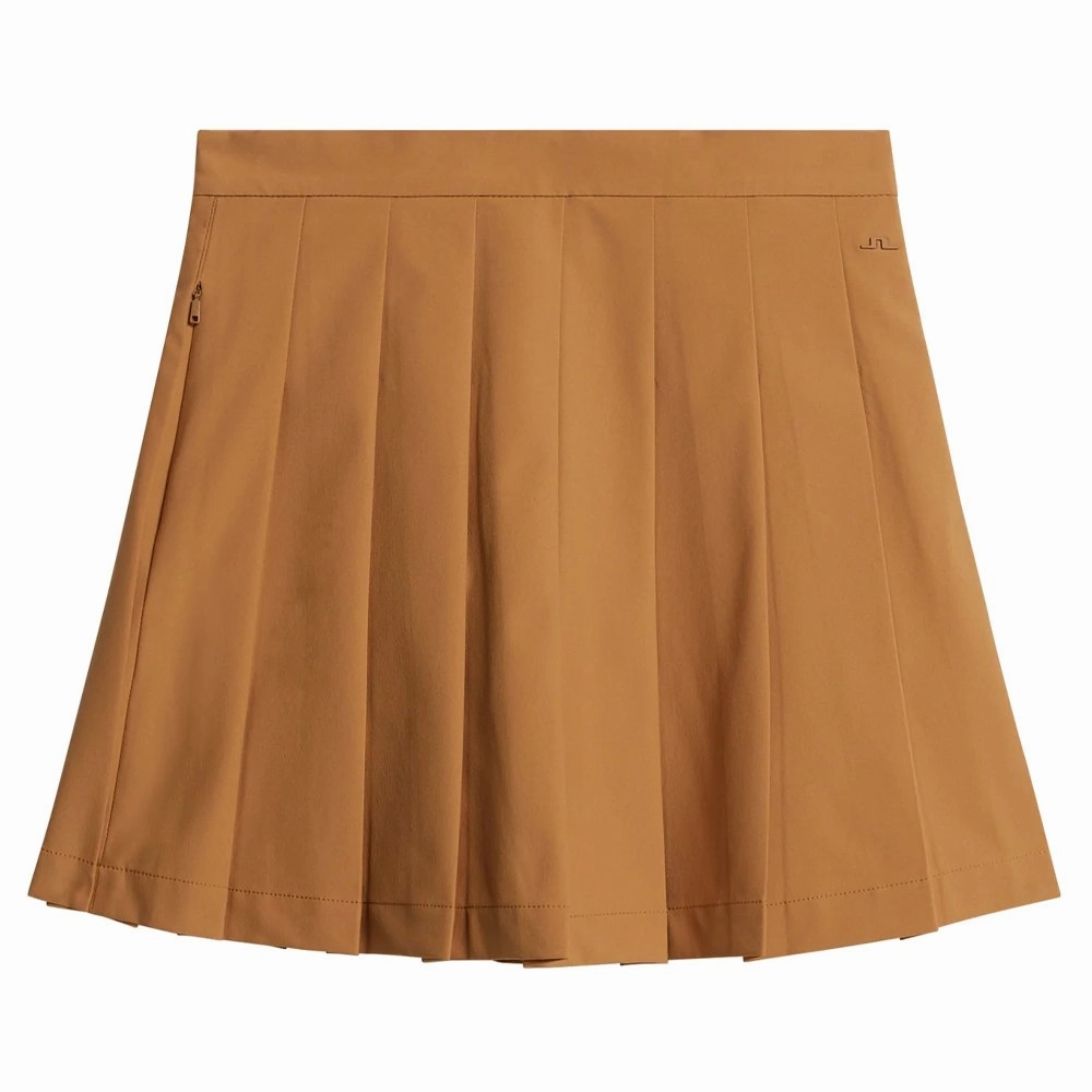 Bold Details beaded embellishment J.Lindeberg Adina Golf Skirt Chipmunk - FW23 Women