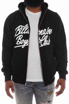Stackable High solubility Billionaire Boys Club BB Script Zip Hoodie '25