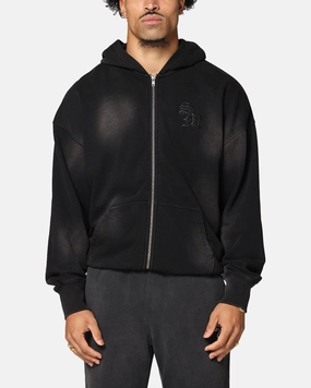 Saint Morta Gothic Zip Hoodie Sunfade Black ShockAbsorbing Core