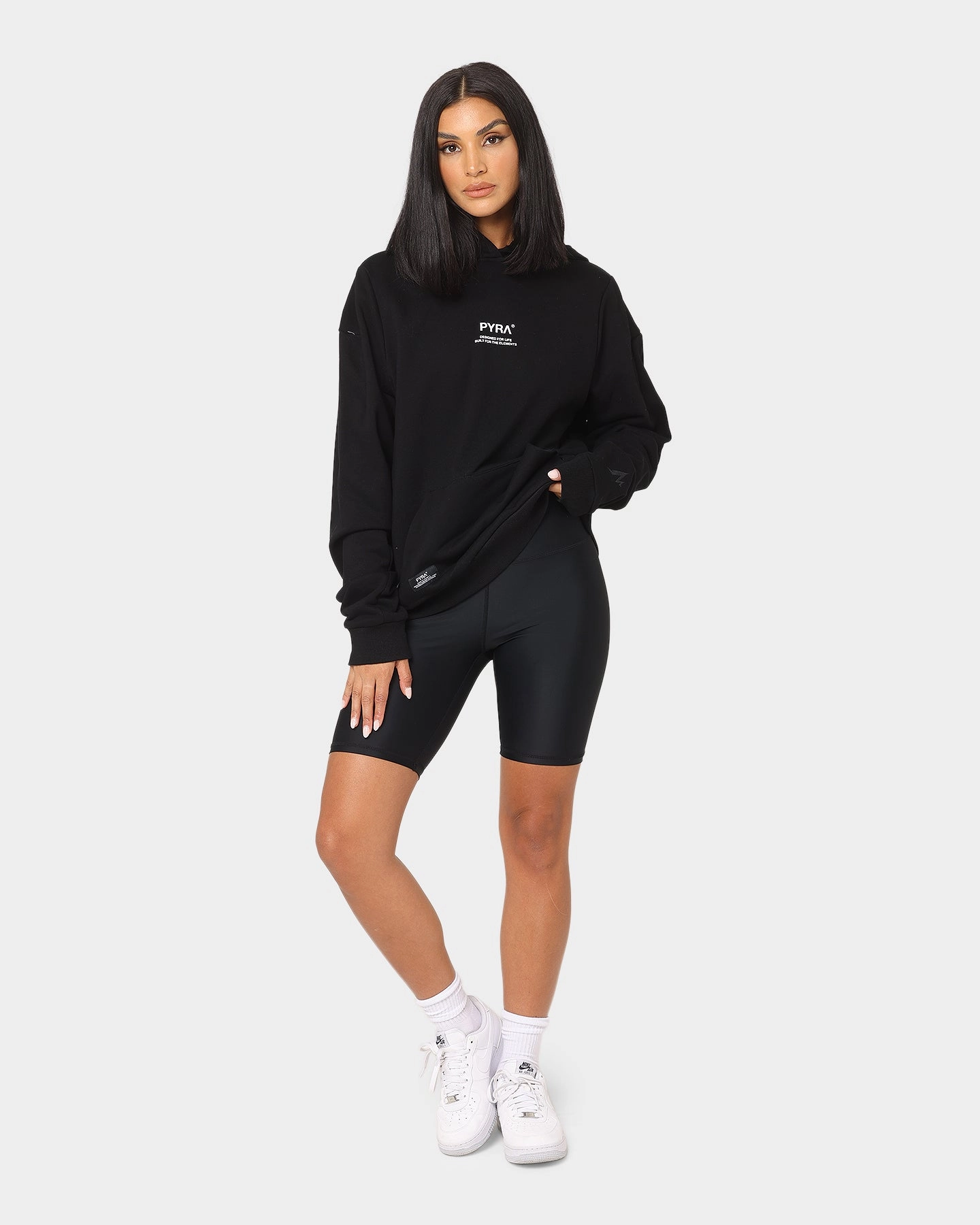 PYRA Repetition Hoodie Black Team-sports