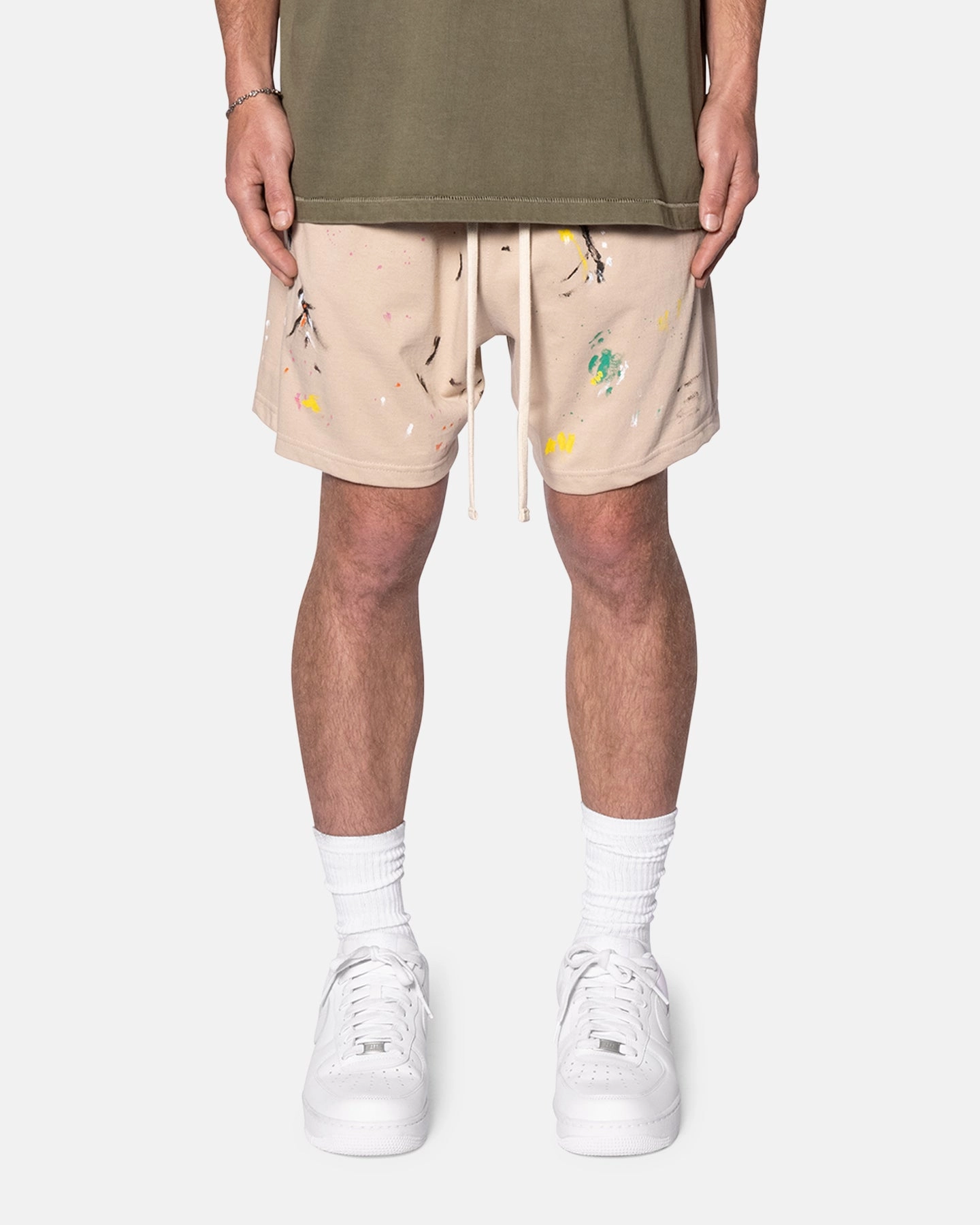 Reinforced Hems MNML Painter Shorts Off White