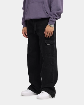 Saint Morta Baggy Cargo Pants Black On The Go