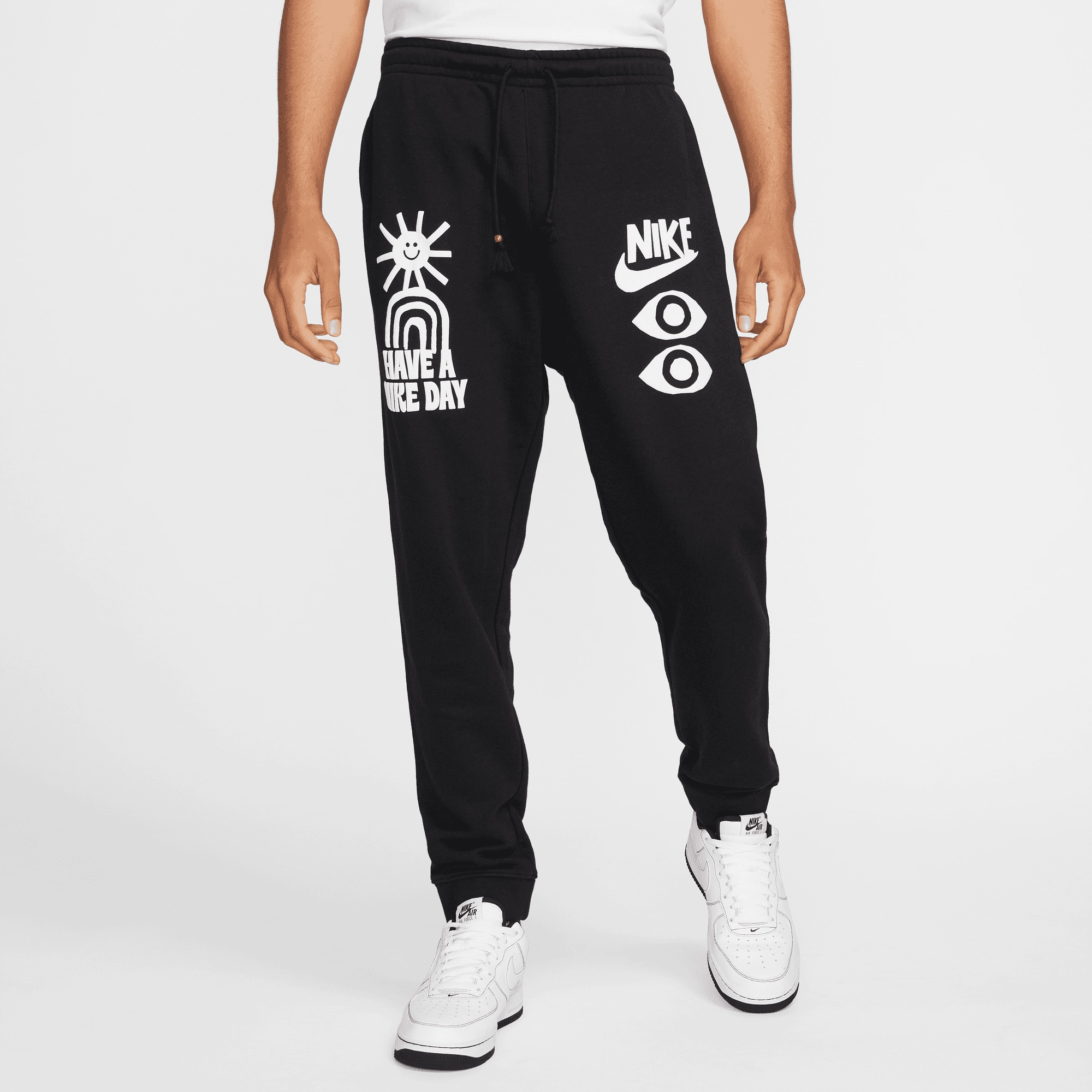 Nike Sportwear French Terry Sweatpants 'Black' Chilly Day Ready