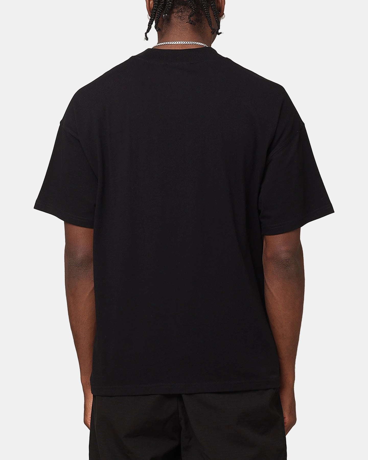 Carre Floral Pocket Oversized T-Shirt Black Bold Look ComfortOptimizedConstruction